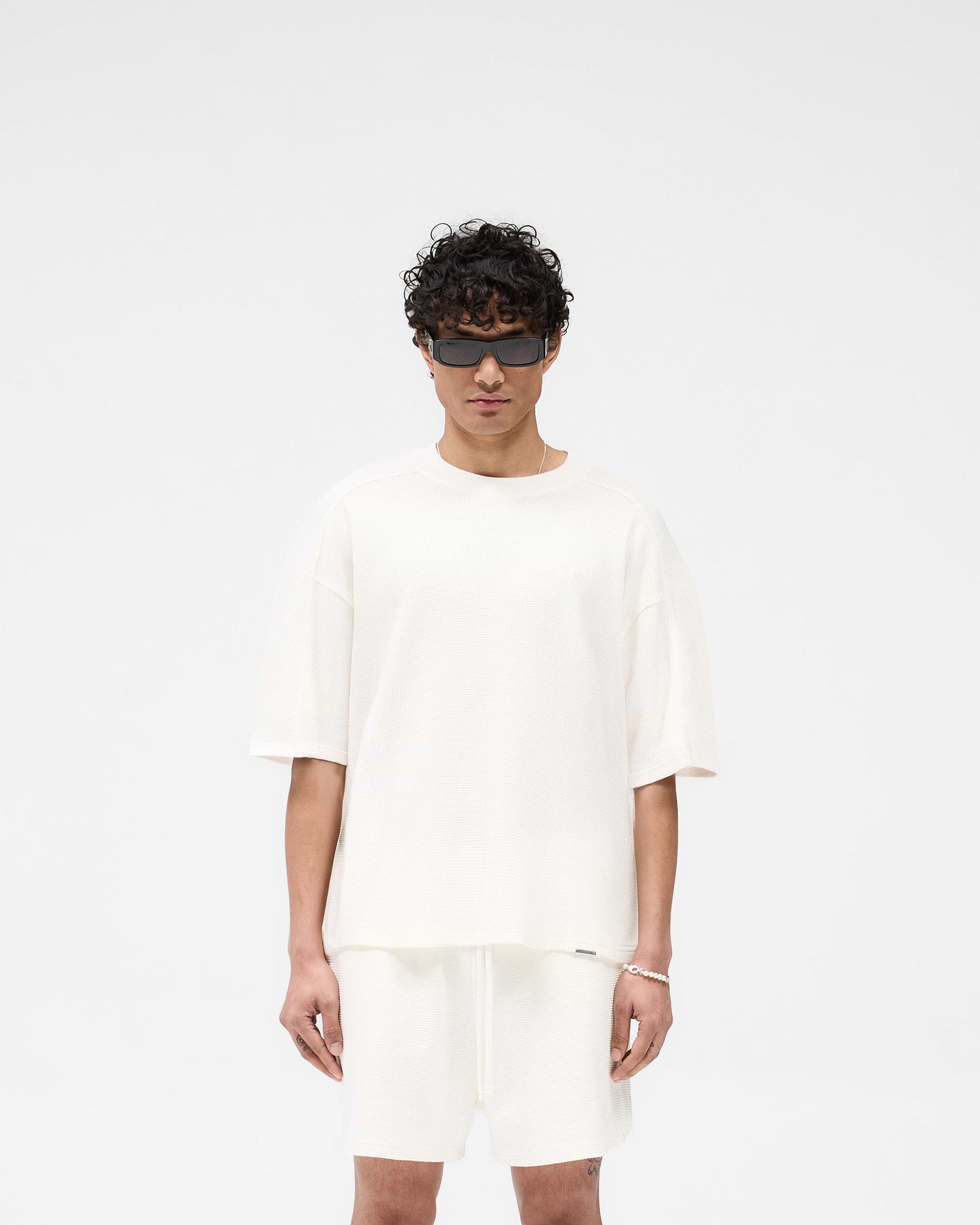Waffle T-Shirt - Flat White