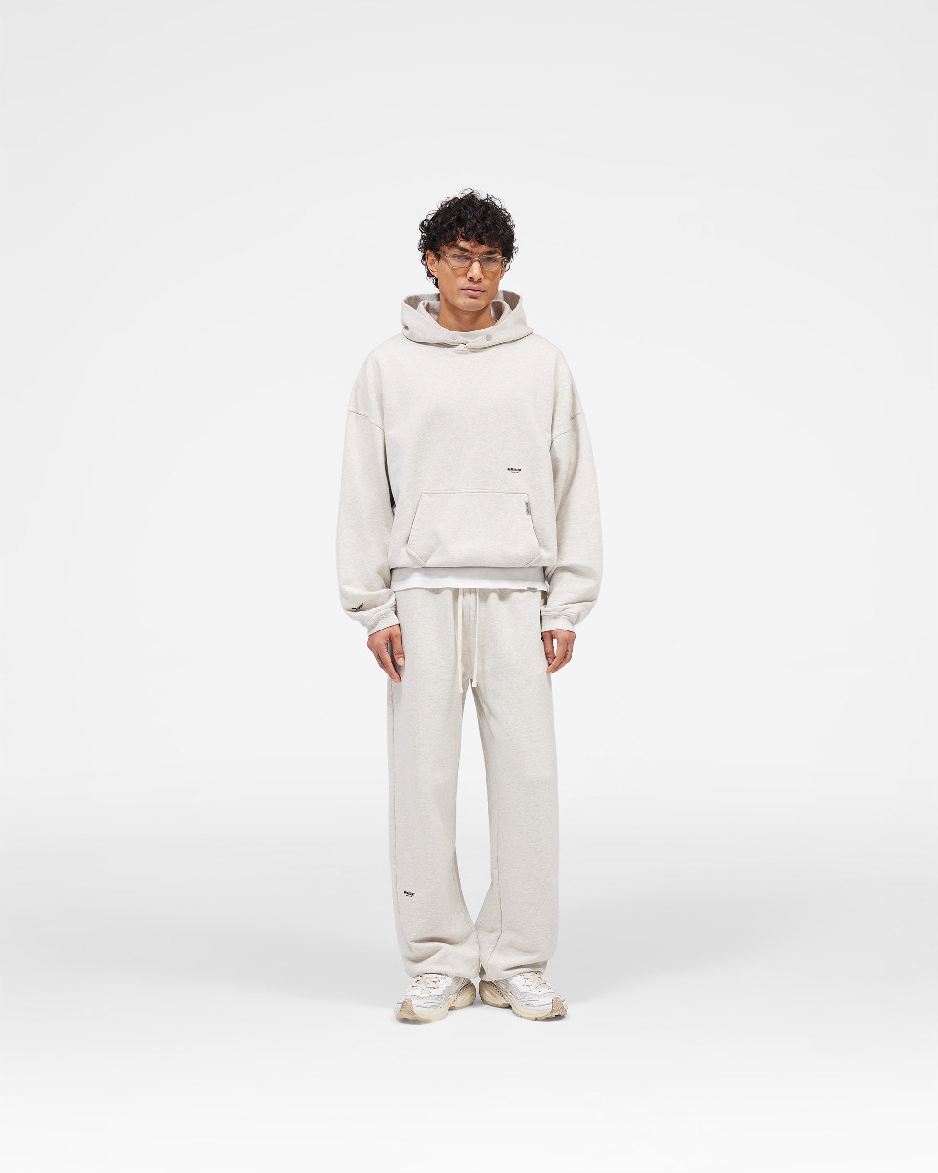 Micro Owners Club Hoodie - Cream Marl