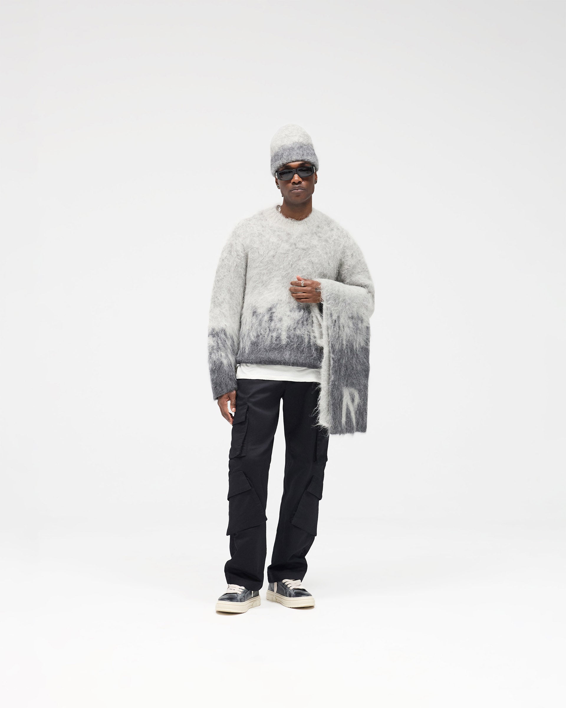 Ombre Sweater - Light Grey