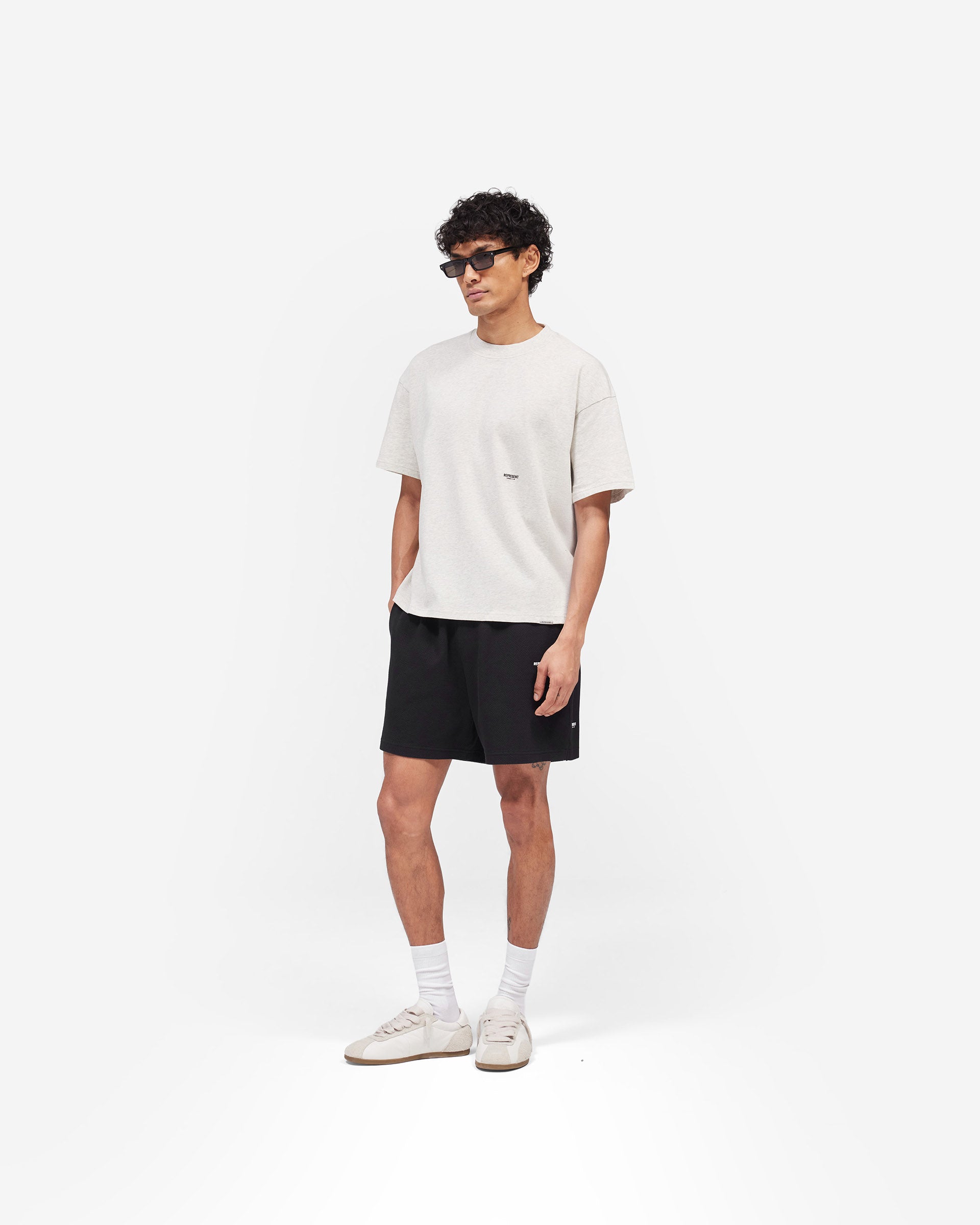 Micro Owners Club T-Shirt - Cream Marl