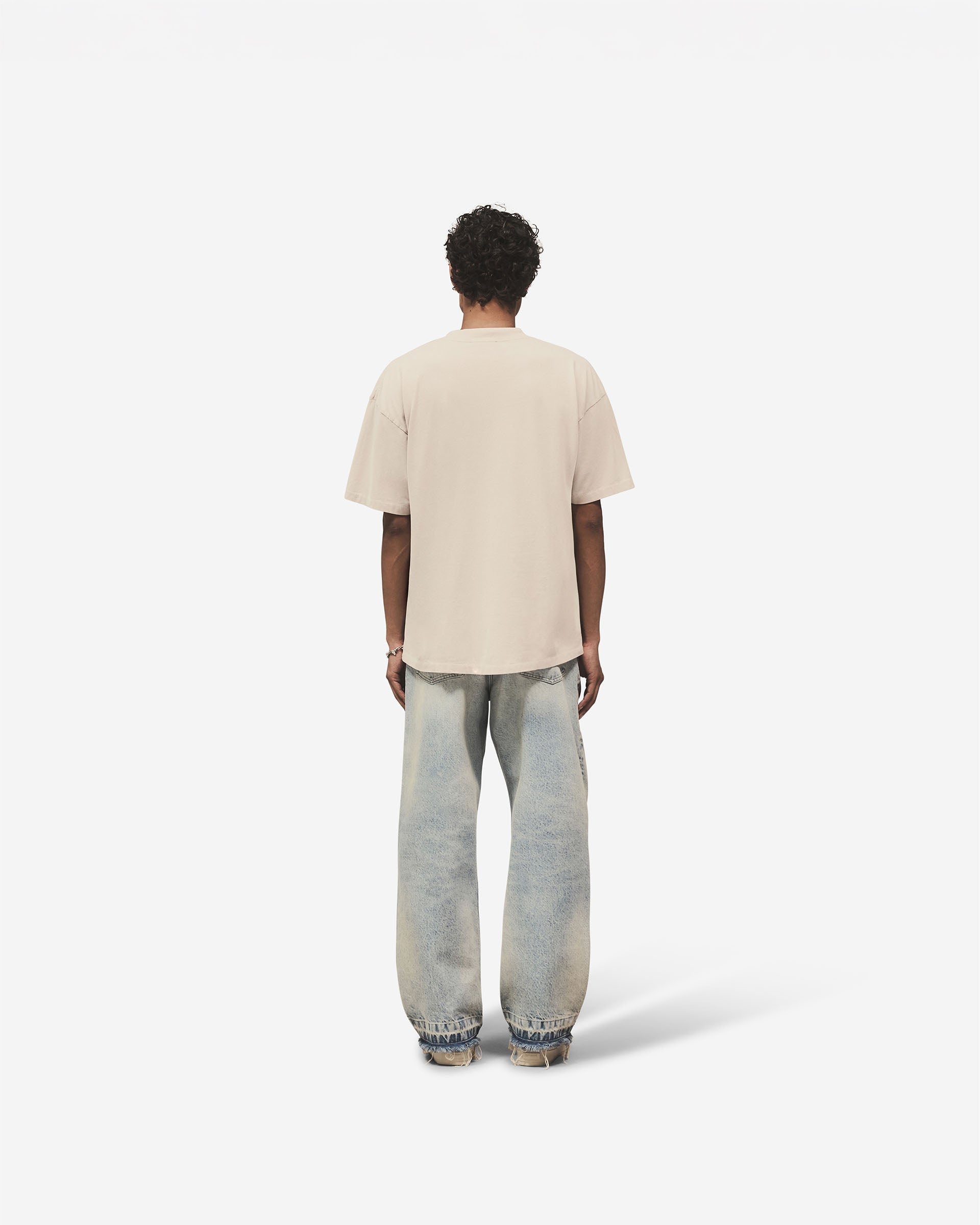 Script Logo T-Shirt - Concrete