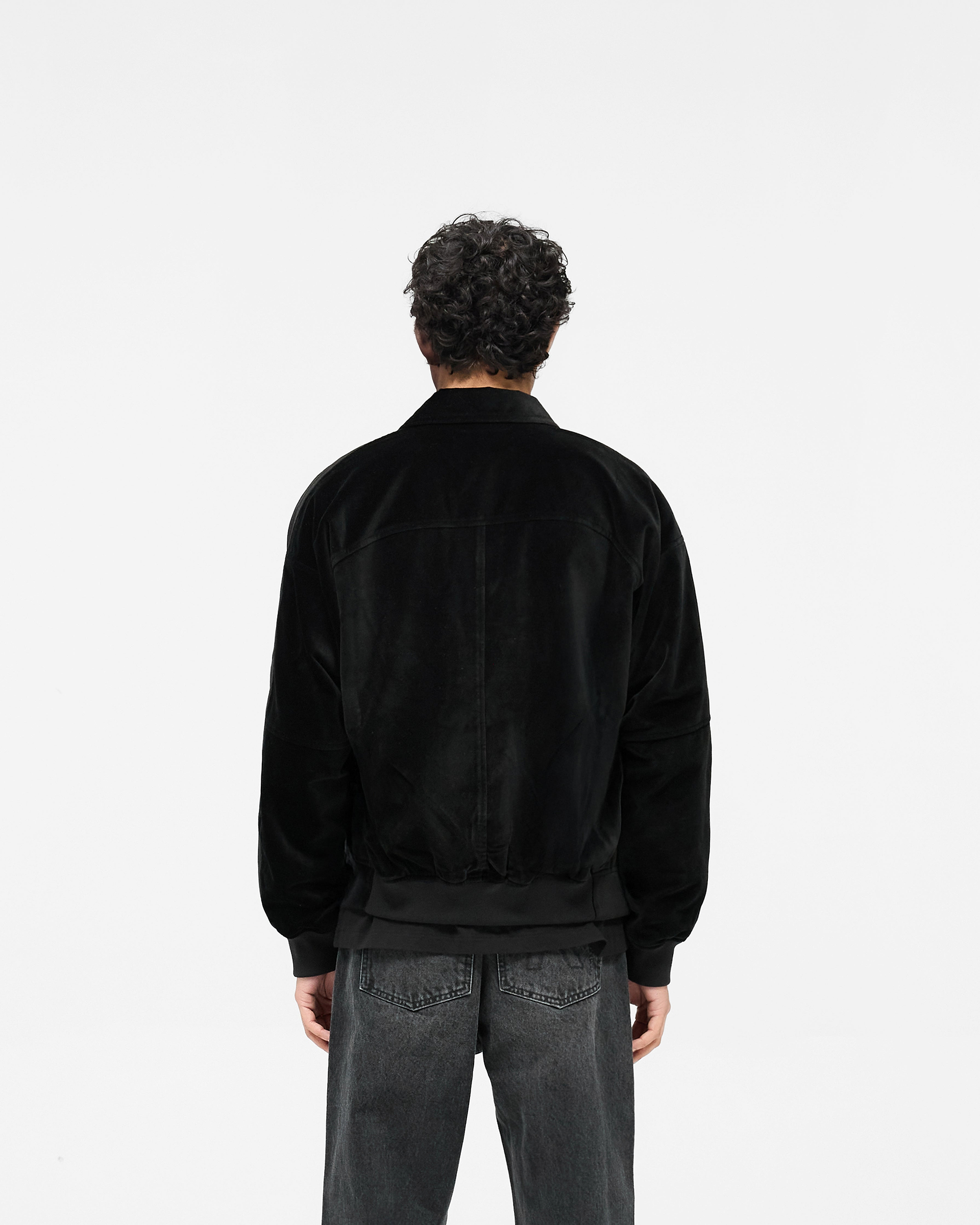 Bordeaux Brushed Jacket - Black
