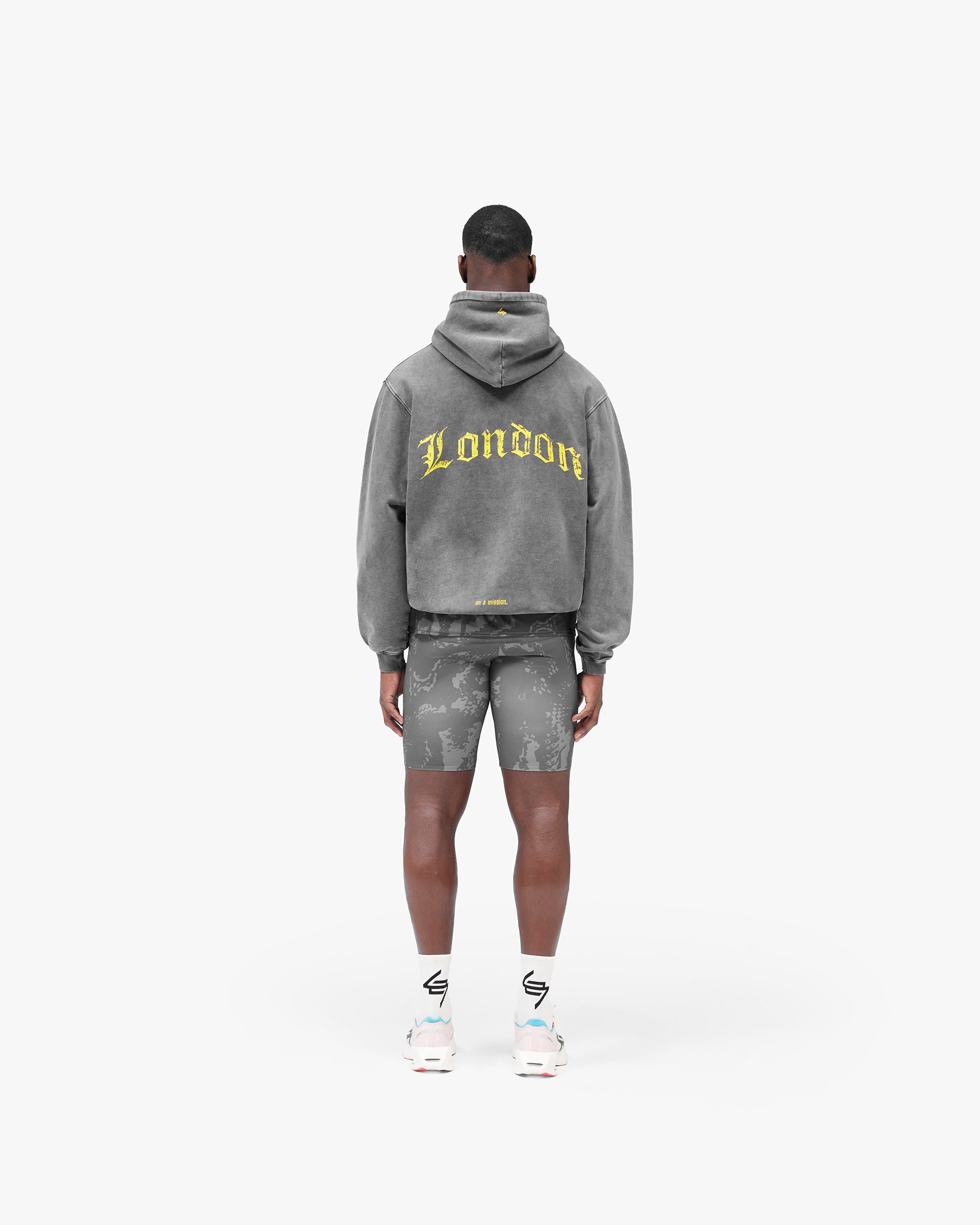247 London Hoodie - Aged Grey