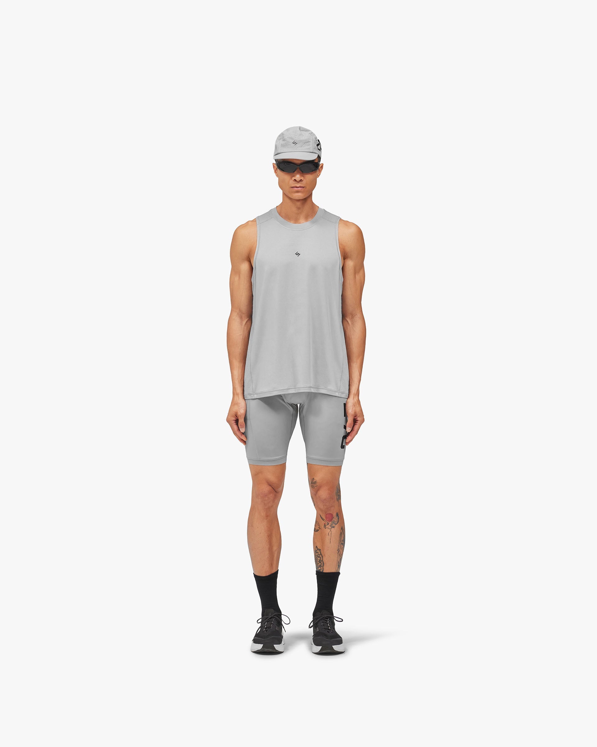 247 Numbers Cargo Half Tight - Ash Grey