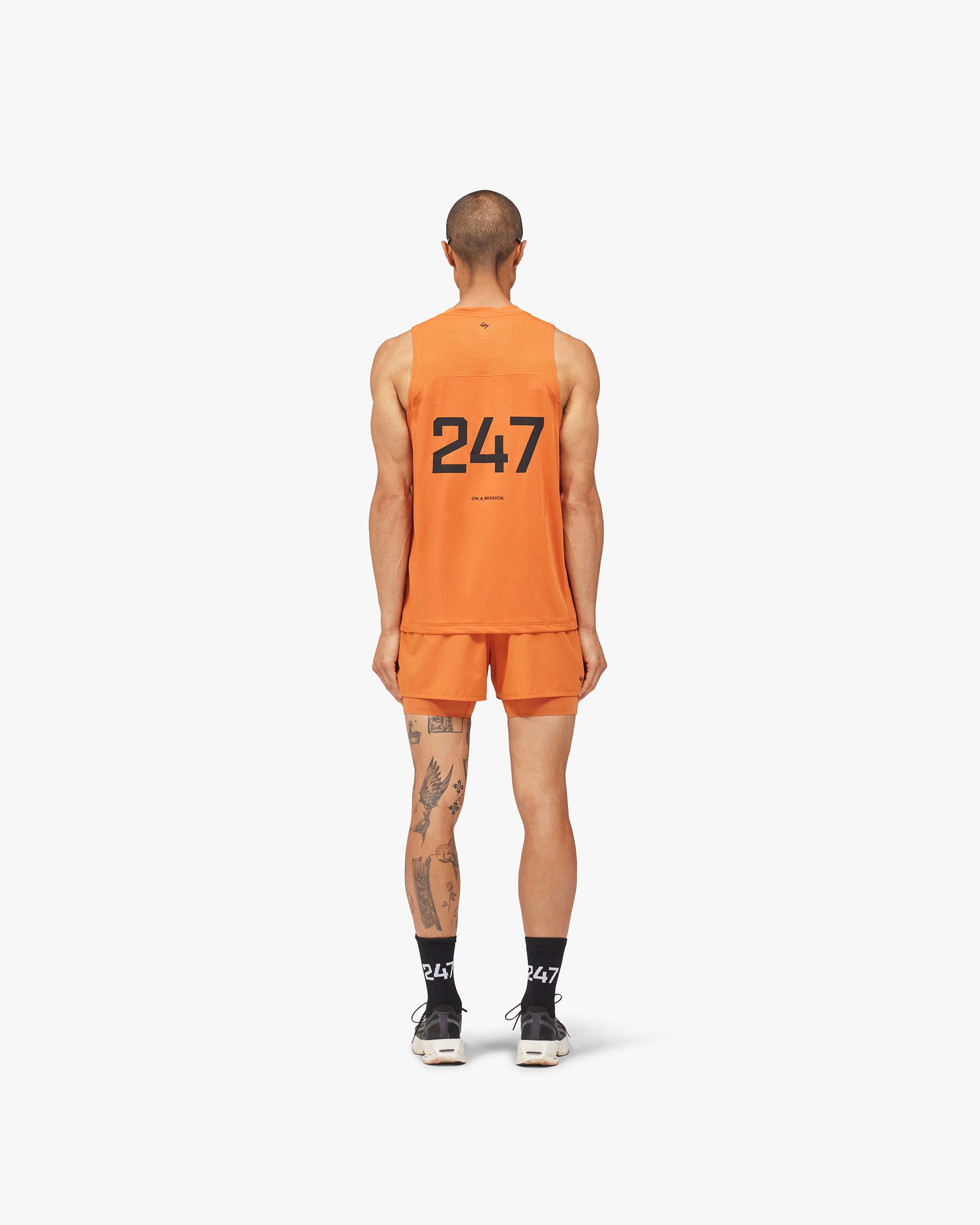 247 Numbers Vest - Ember