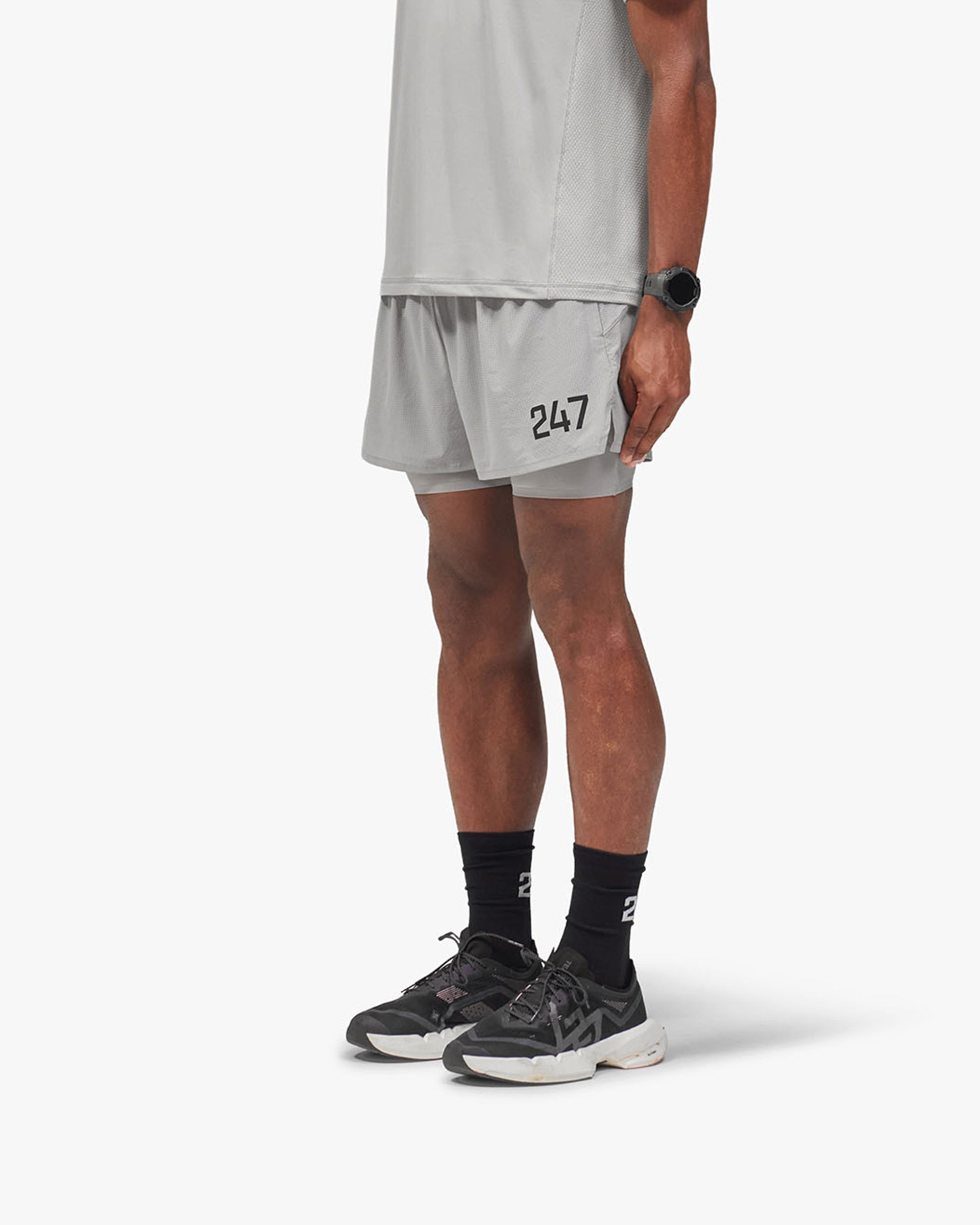 247 Trail Short - Ash Grey