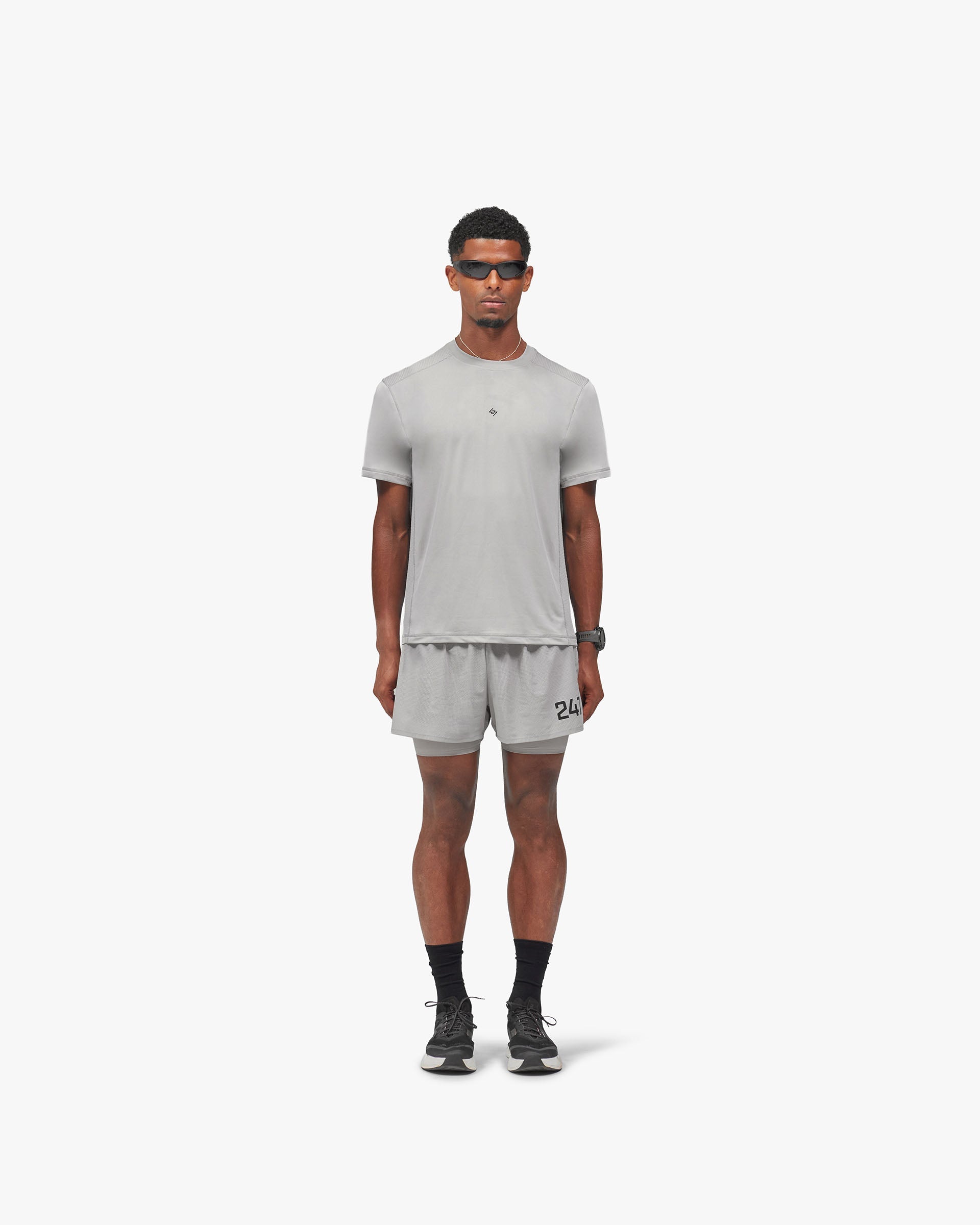 247 Trail Short - Ash Grey