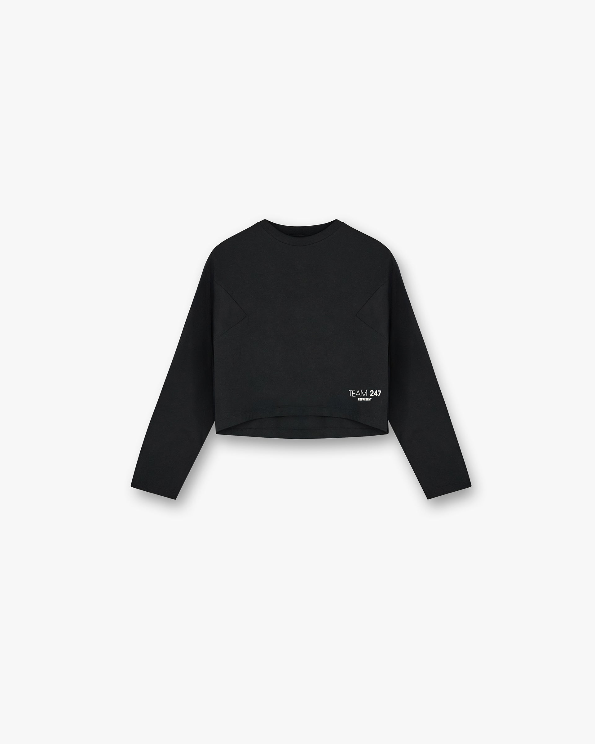 247 DNA Cropped Training T-Shirt - Black
