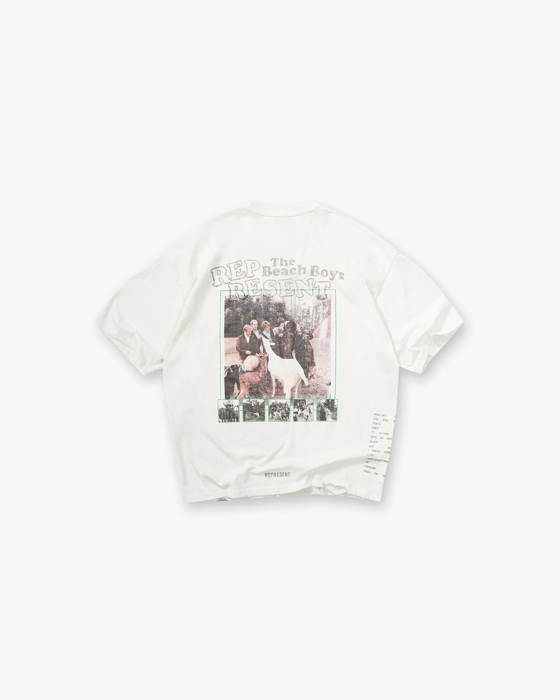 Represent x Beach Boys Pet Sounds T-Shirt - Flat White