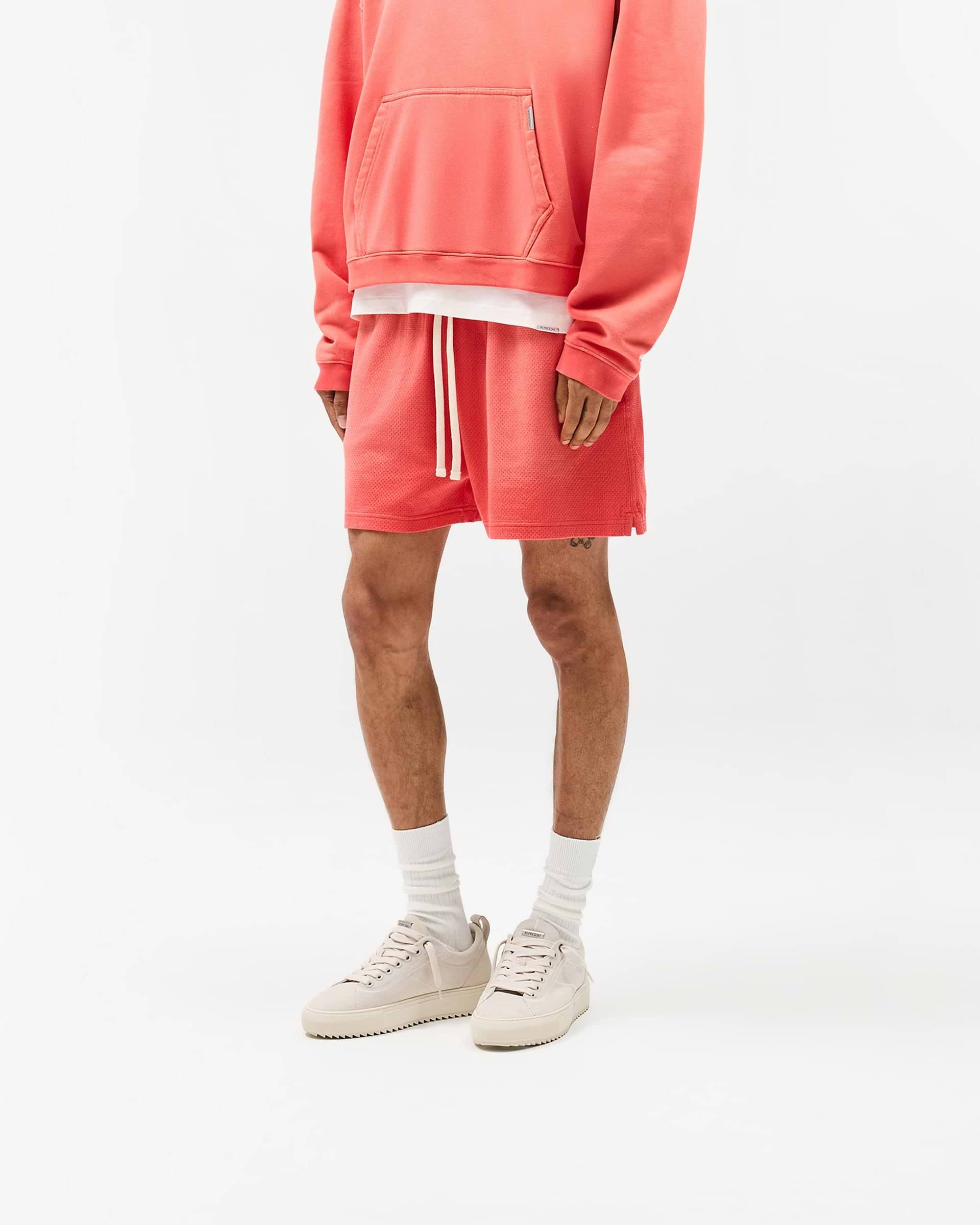 Initial Mesh Shorts - Vintage Red