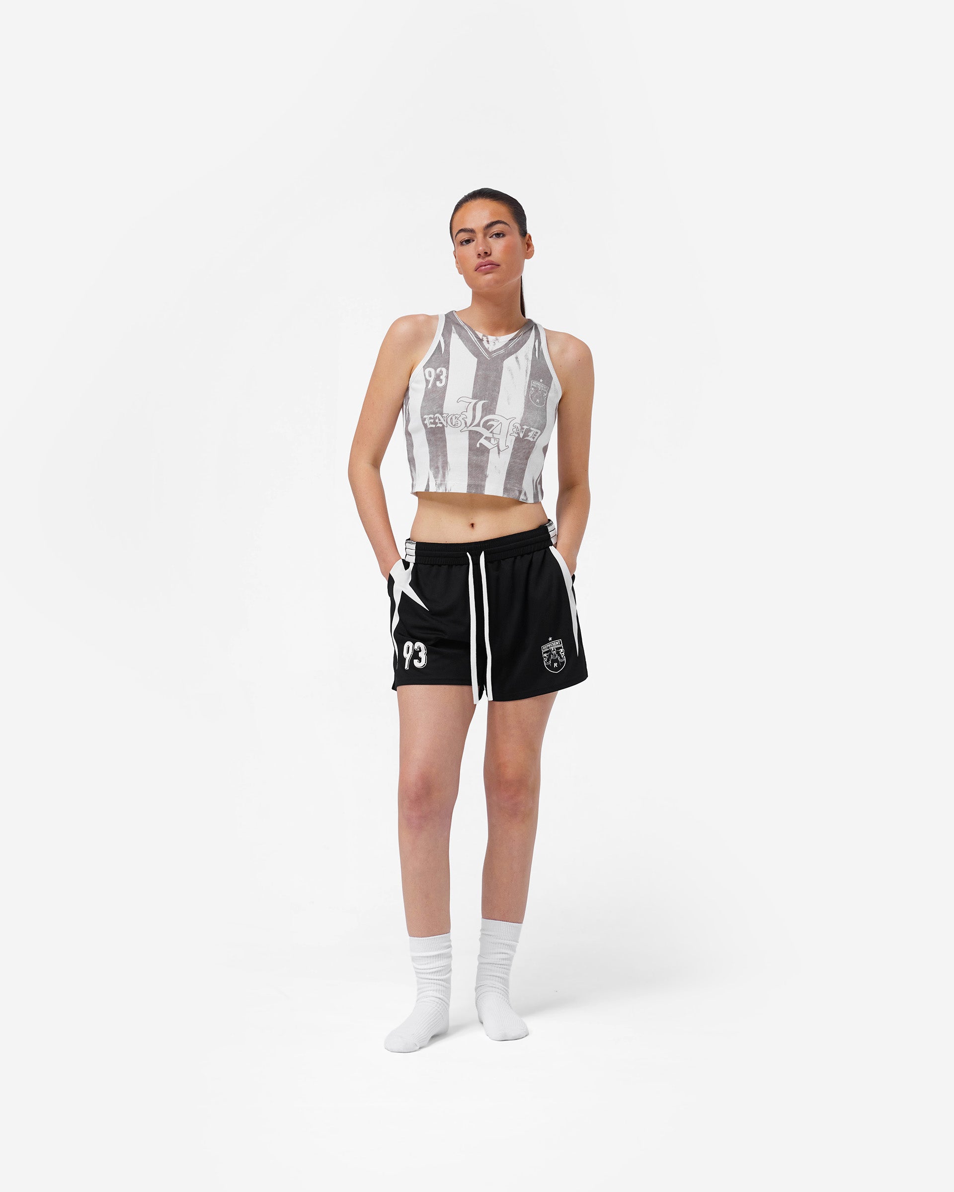 Printed Vest - Flat White