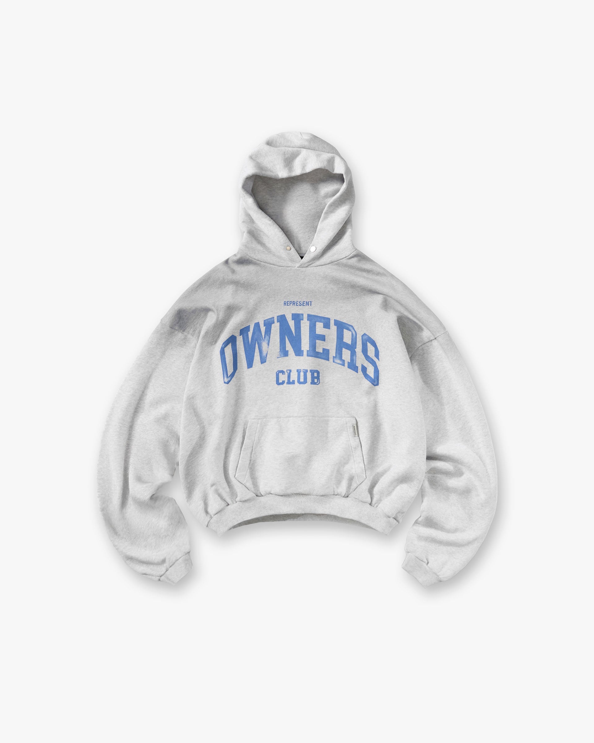 Represent Owners Club Hoodie - Sprayed Ice Grey Marl