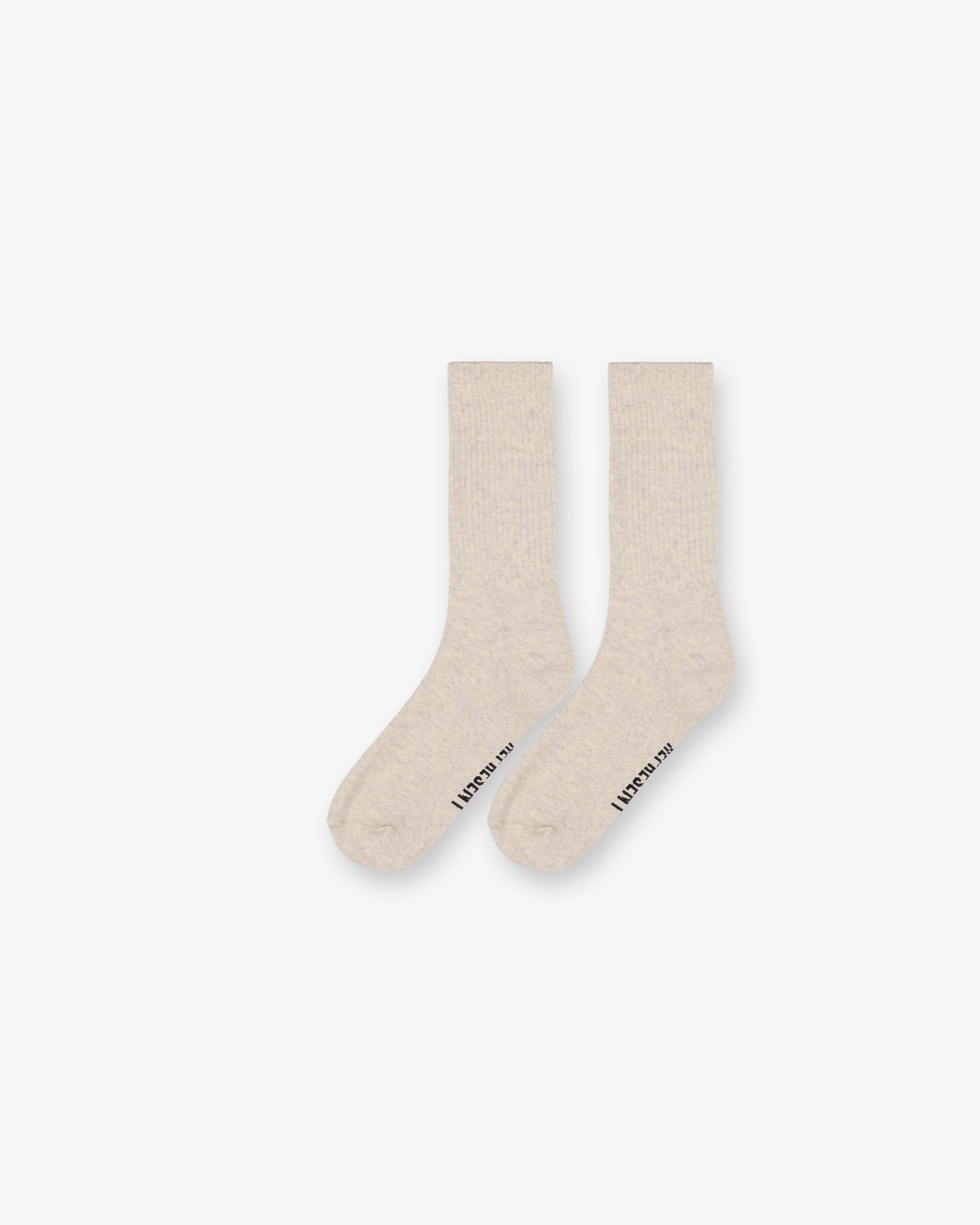 Slub Knit Sock - Dark Taupe