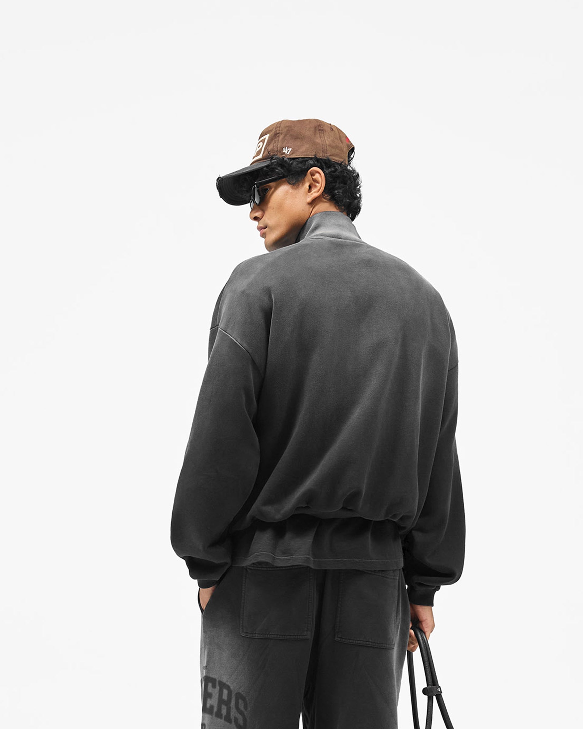 Represent Owners Club Jersey Track Jacket - Weathered Black