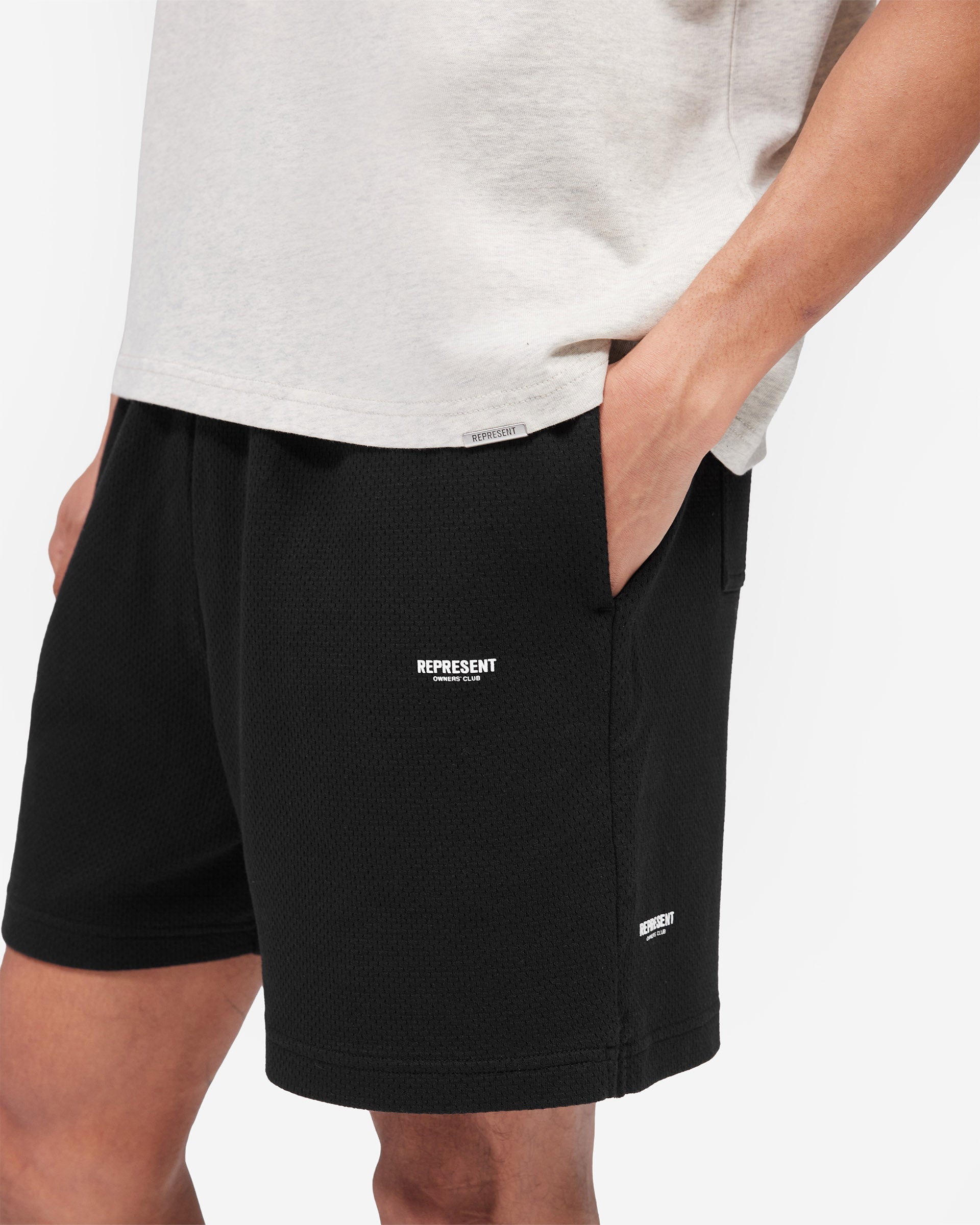 Micro Owners Club Mesh Shorts - Black