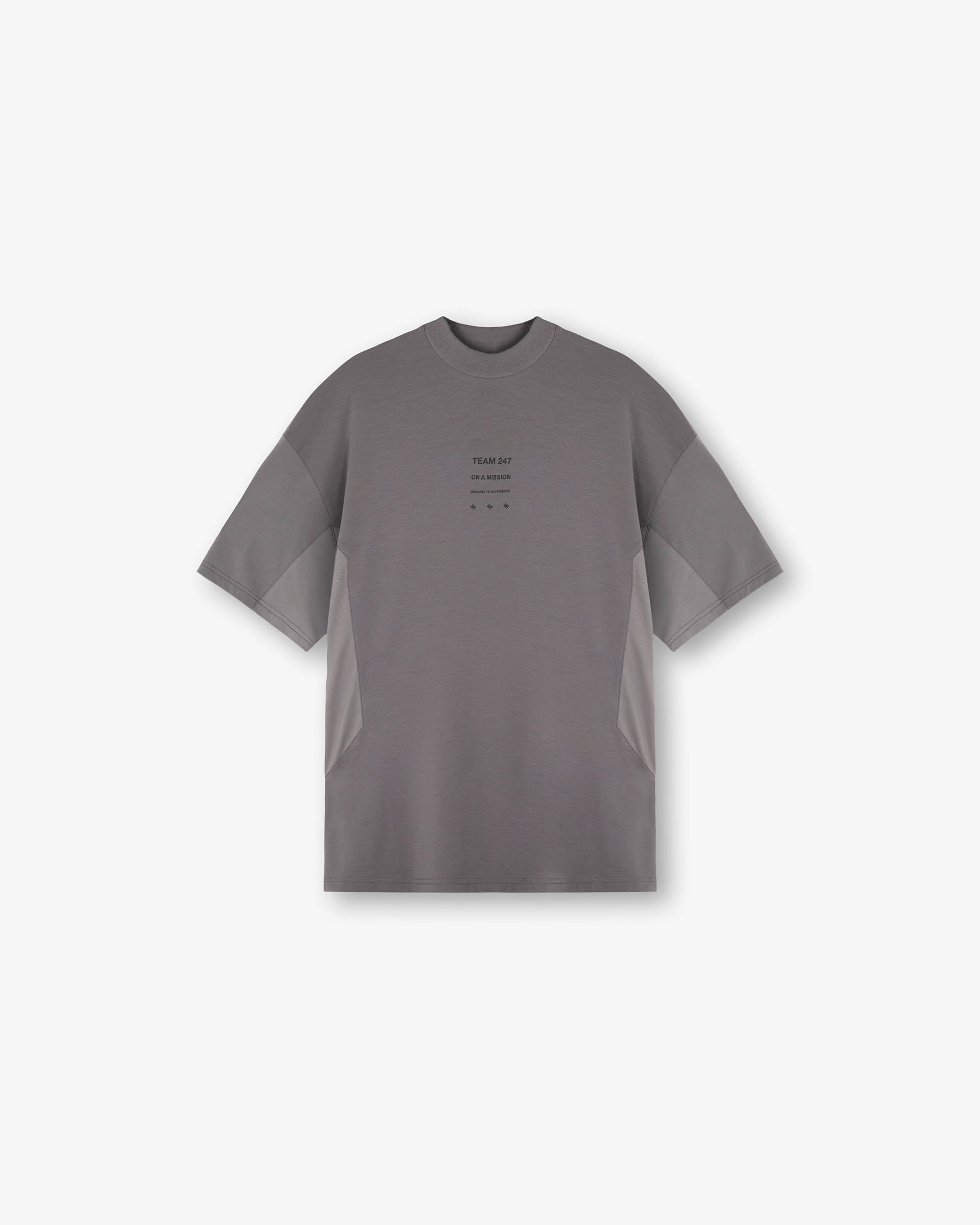 247 Uprising Oversized T-Shirt - Steel
