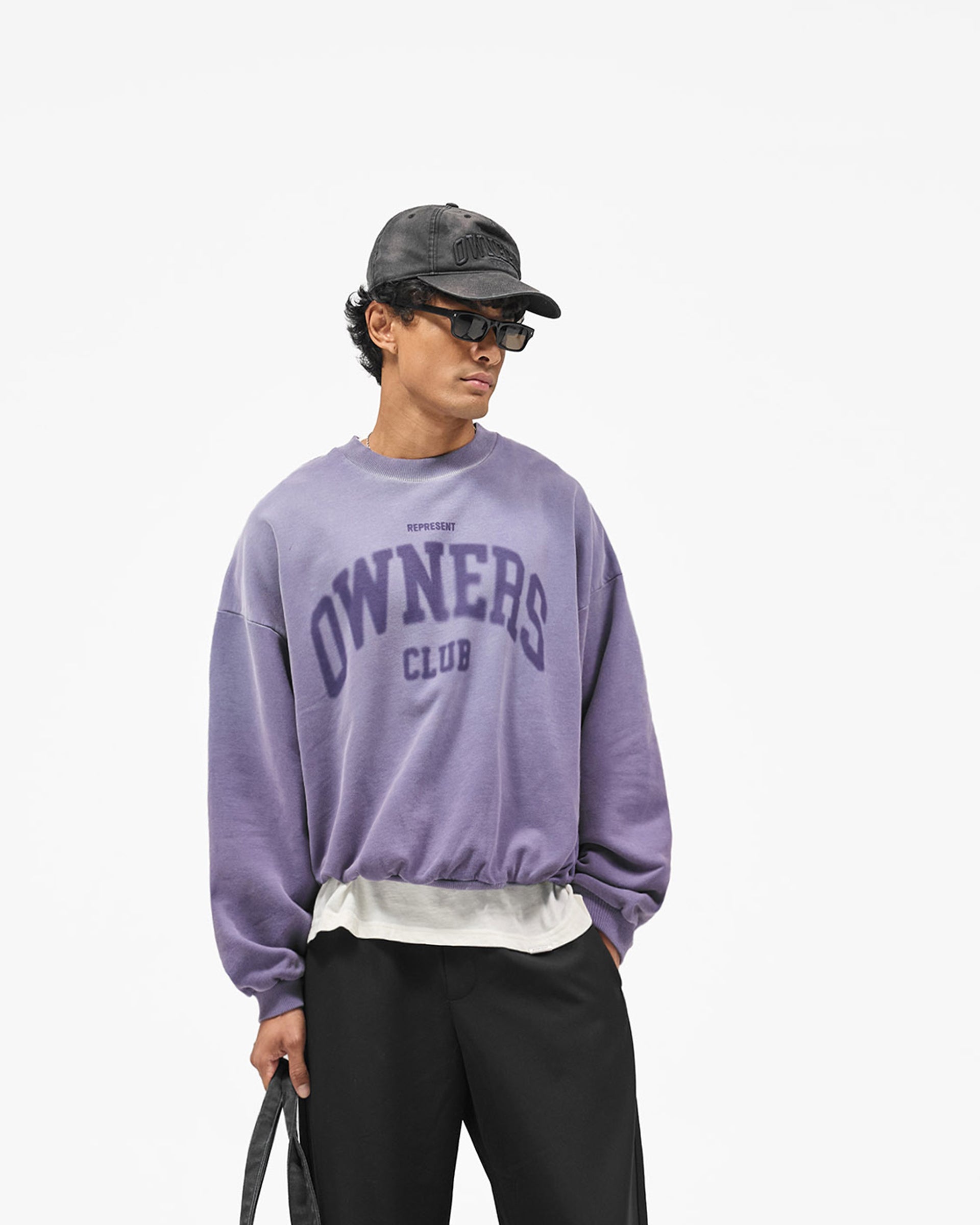 Represent Owners Club Sweatshirt - Deep Purple