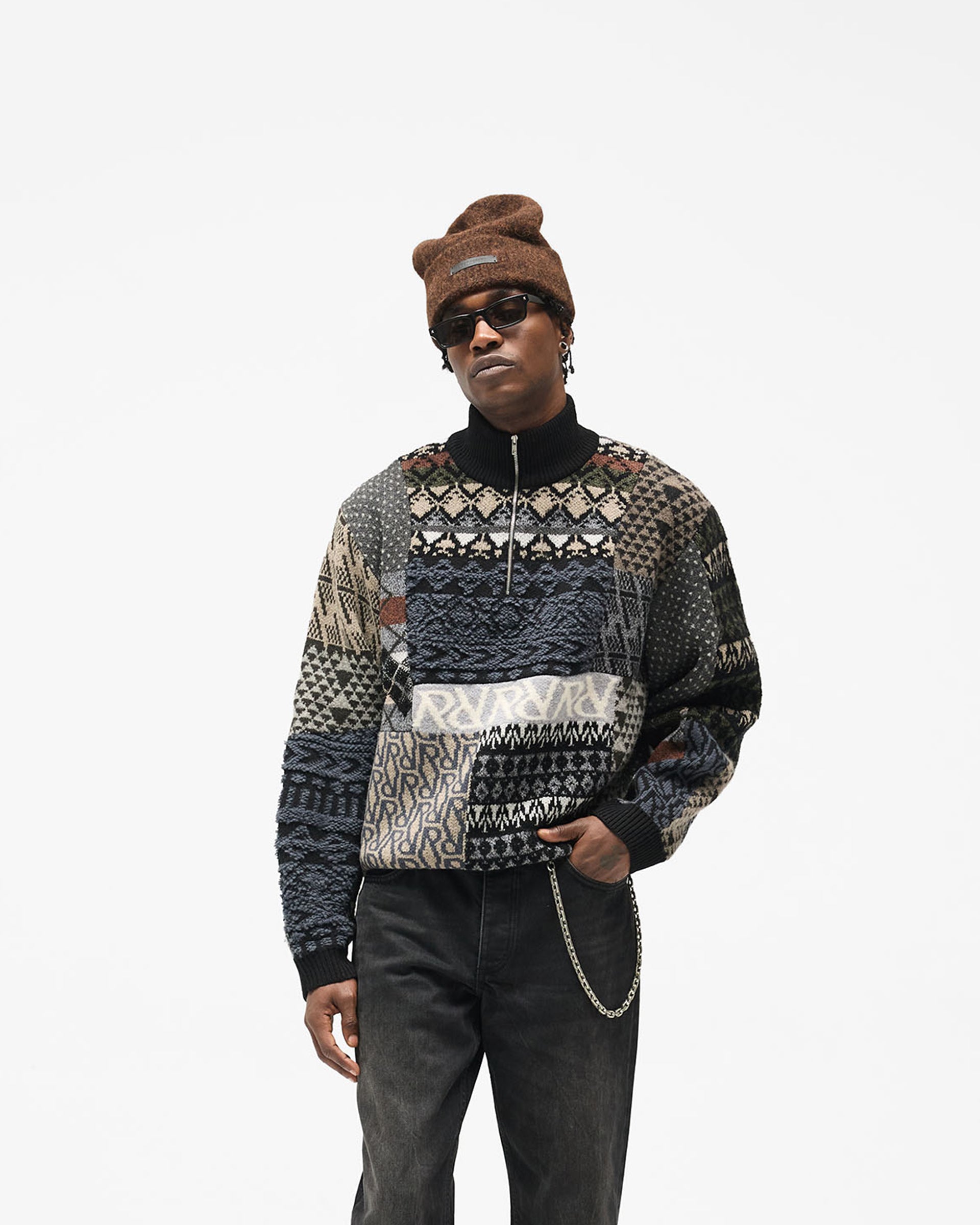 Duality Knit Sweater - Multi