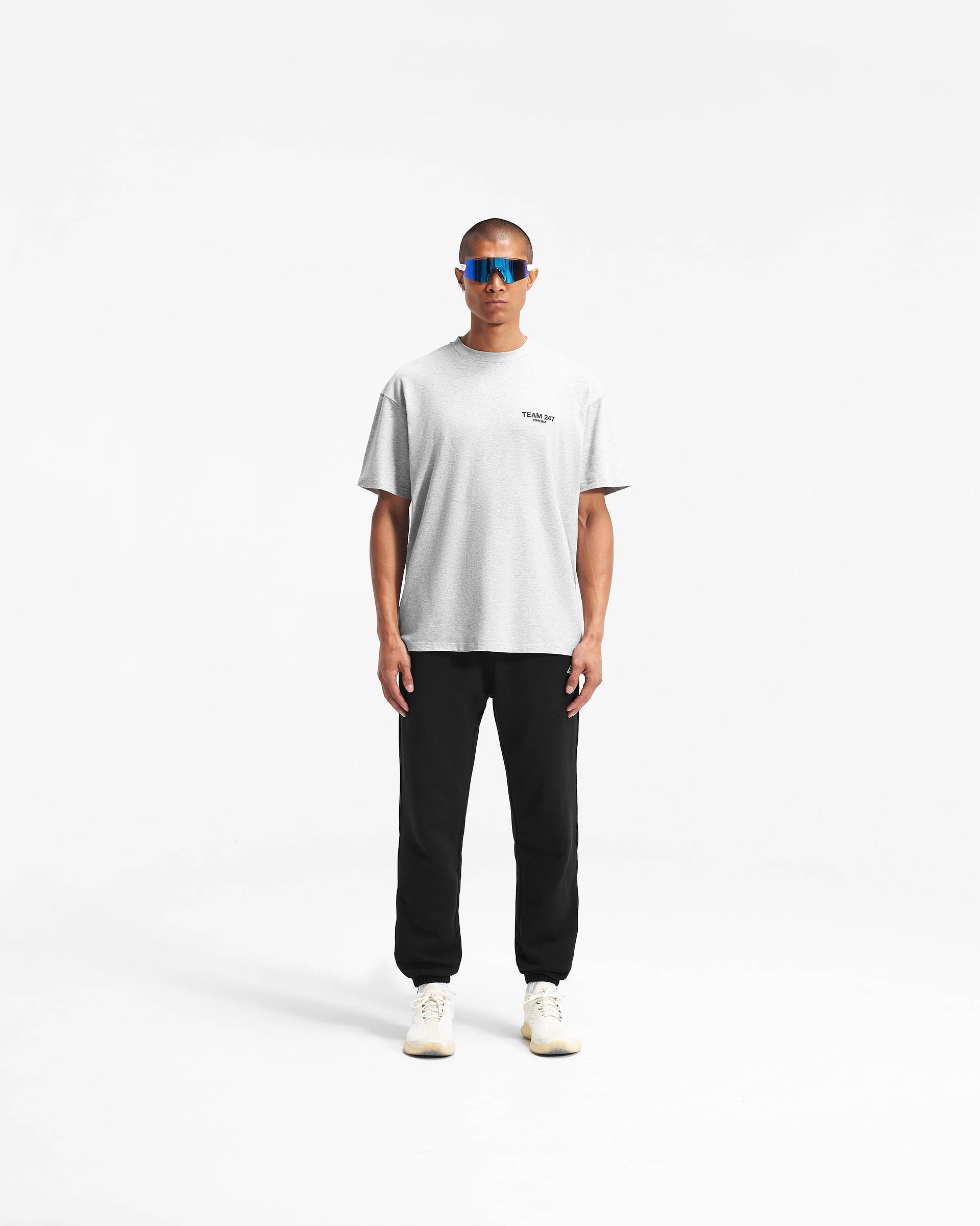 Team 247 Oversized T-Shirt - Grey Marl