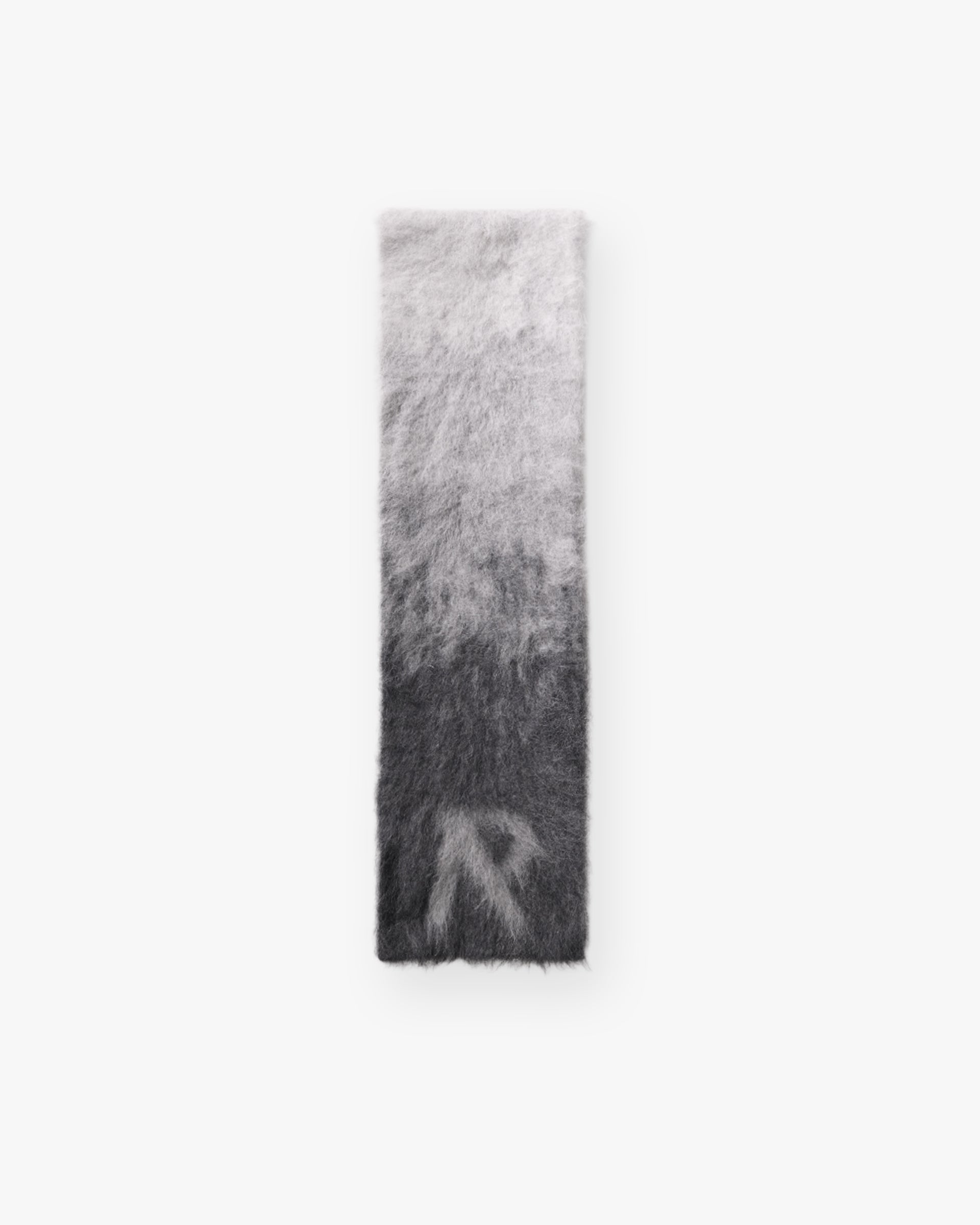 Ombre Knit Scarf - Light Grey