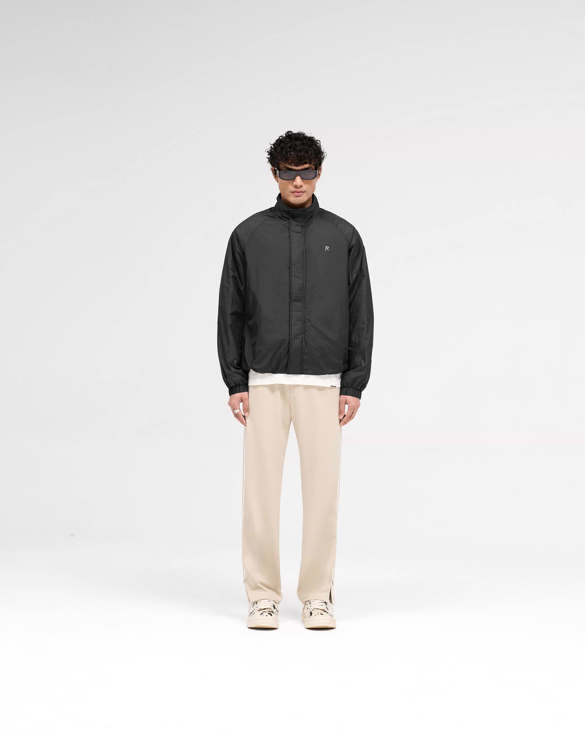 Funnel Neck Jacket - Black