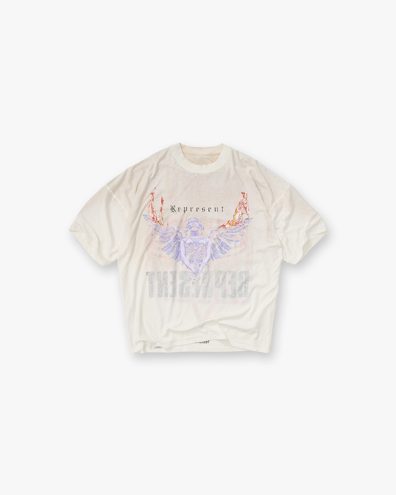 Flat White Reversible T-Shirt | Graphic T shirts | REPRESENT