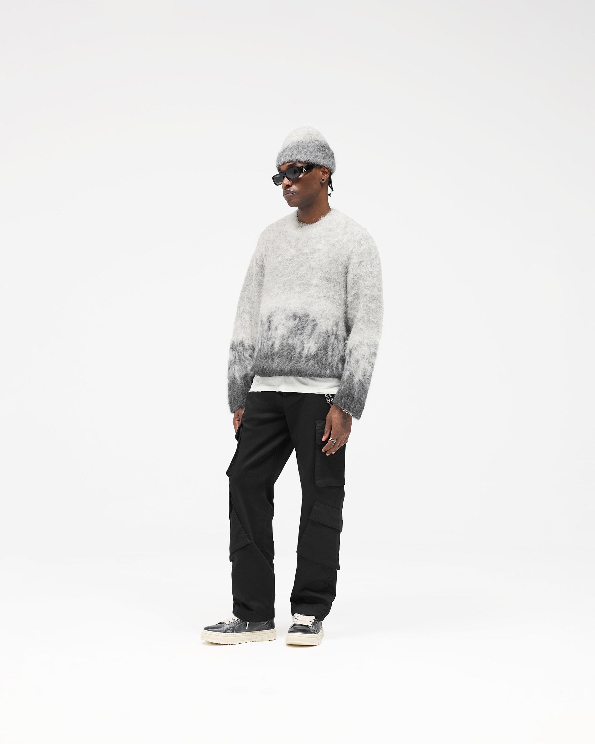 Ombre Sweater - Light Grey
