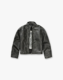 Flag Leather Bomber