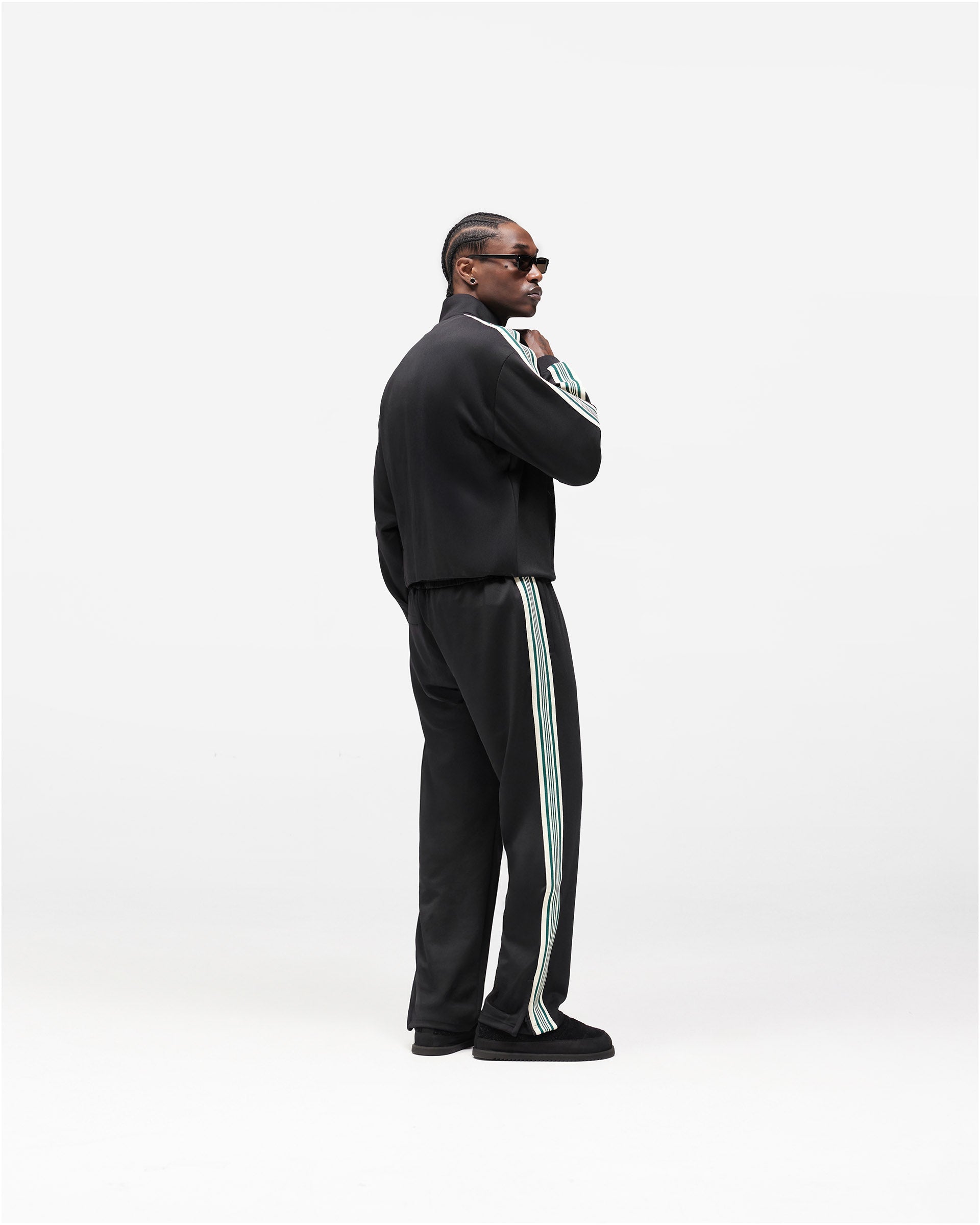 Taped Track Pant - Jet Black