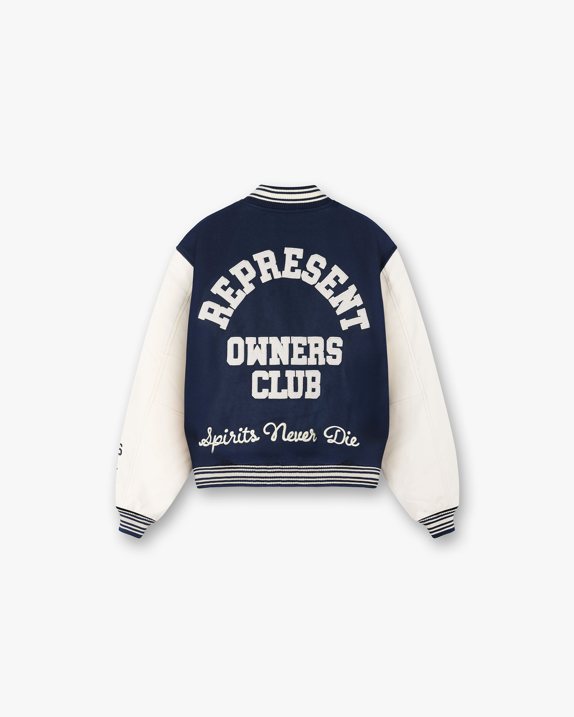 Represent Owners Club Varsity Jacket - Midnight Navy