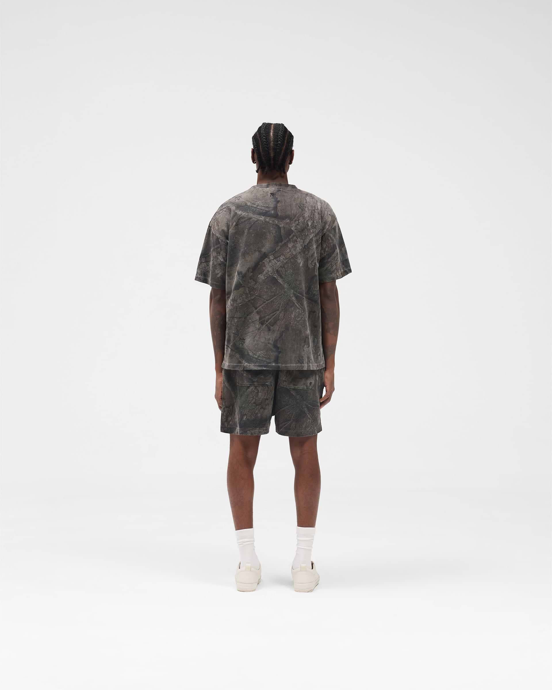 Initial Overdye Realtree® Oversized T-Shirt - Overdyed Black