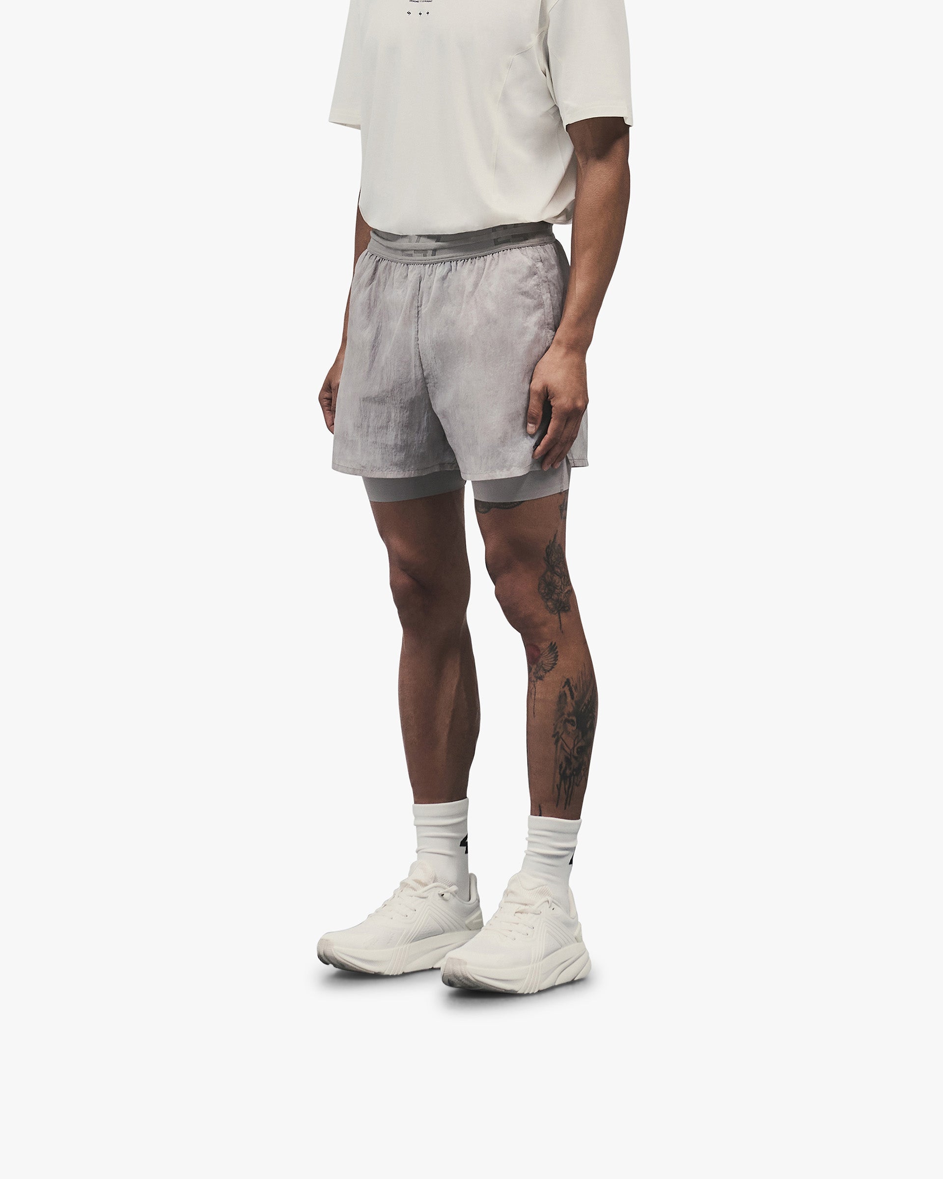 247 Trail Shorts - Chalk