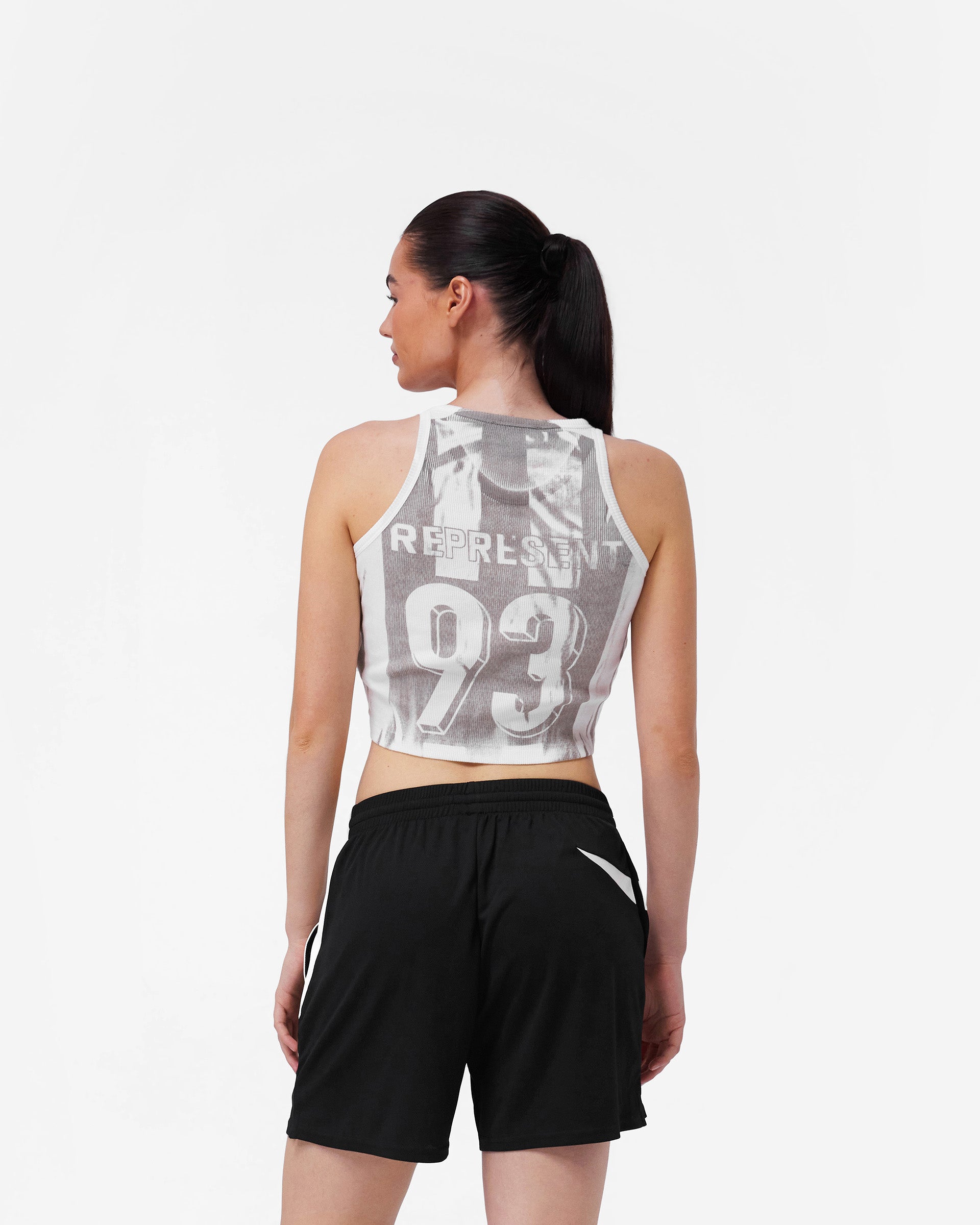 Printed Vest - Flat White