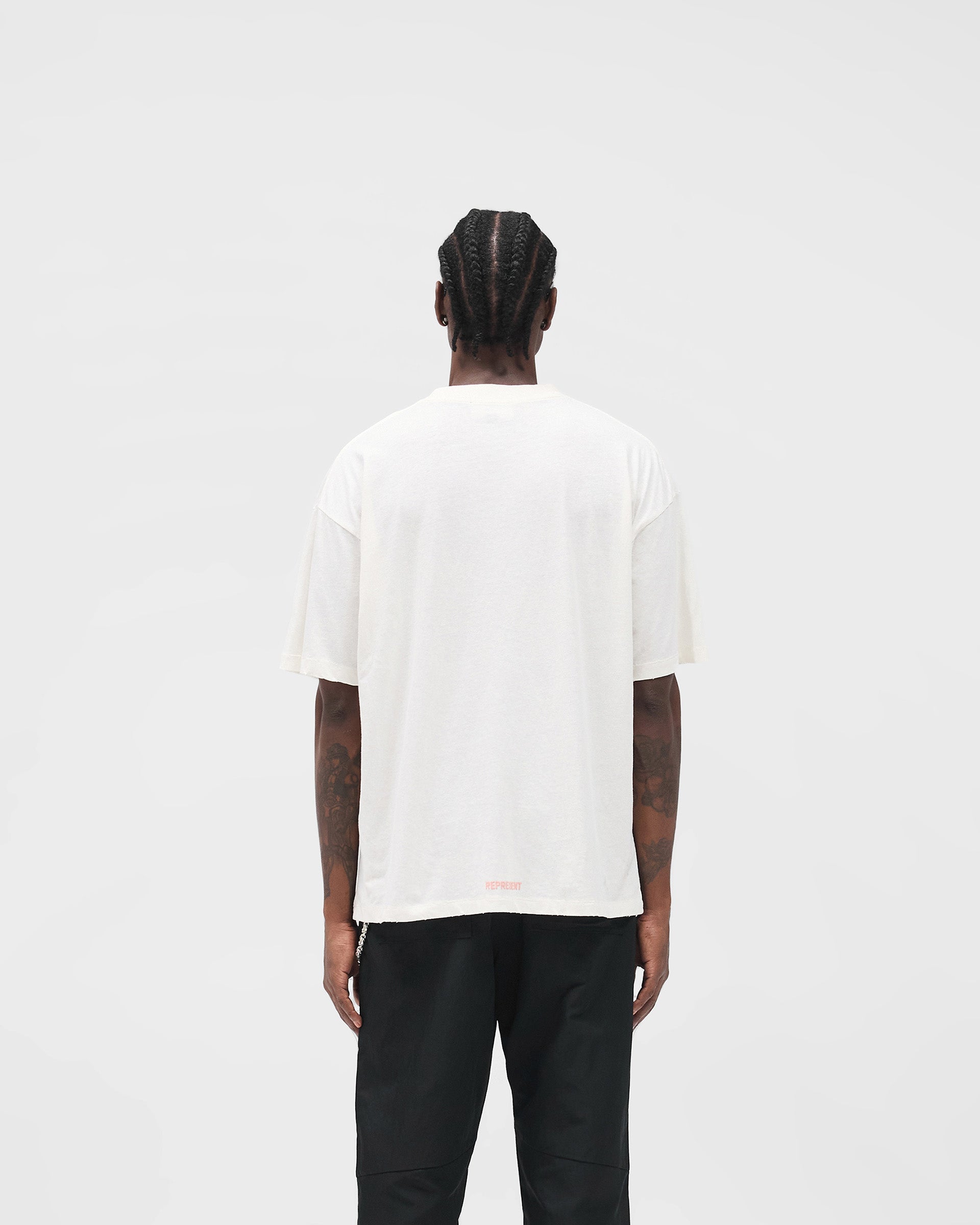 Initial Star T-Shirt - Flat White