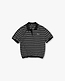 California Striped Knitted Polo