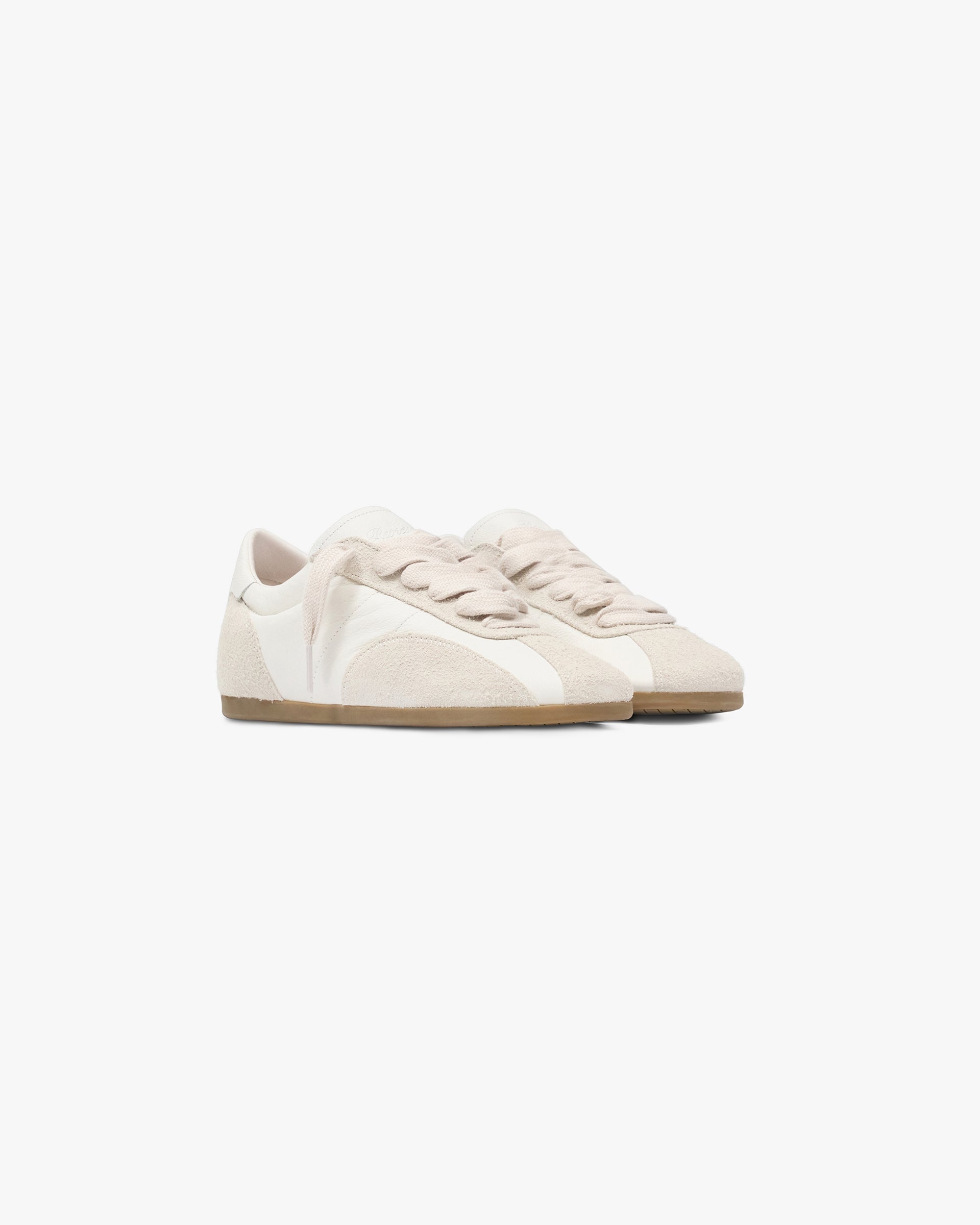 Low-Pro Leather Suede - Flat White Grey