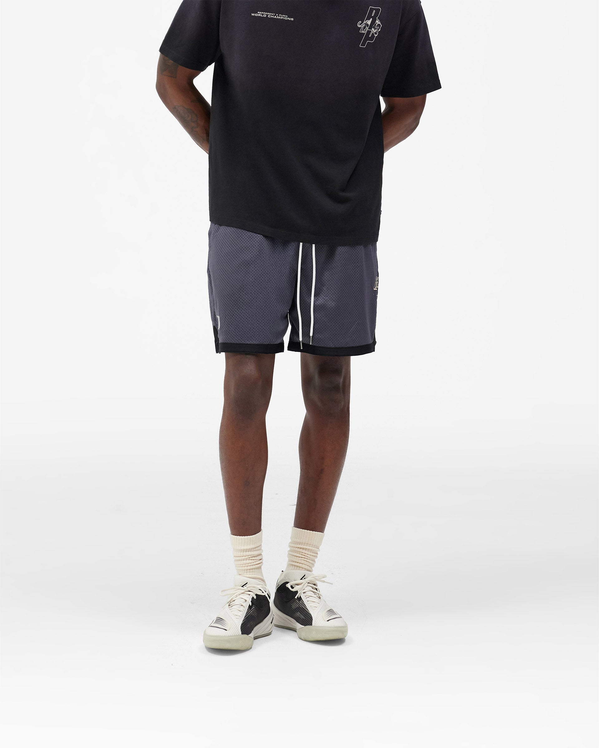 Represent X Puma Shorts - Galactic Grey