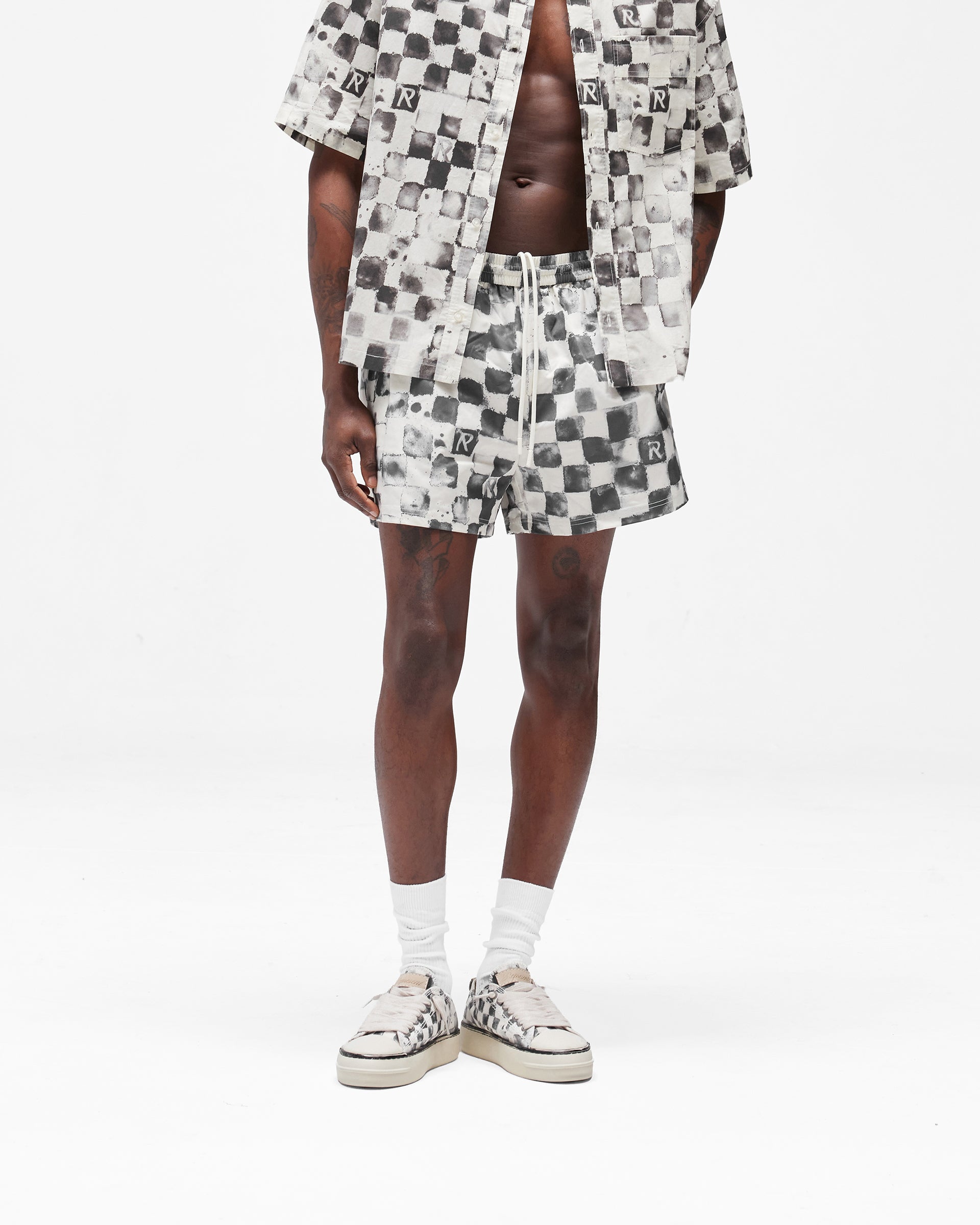 Pool Side Swim Short - Flat White