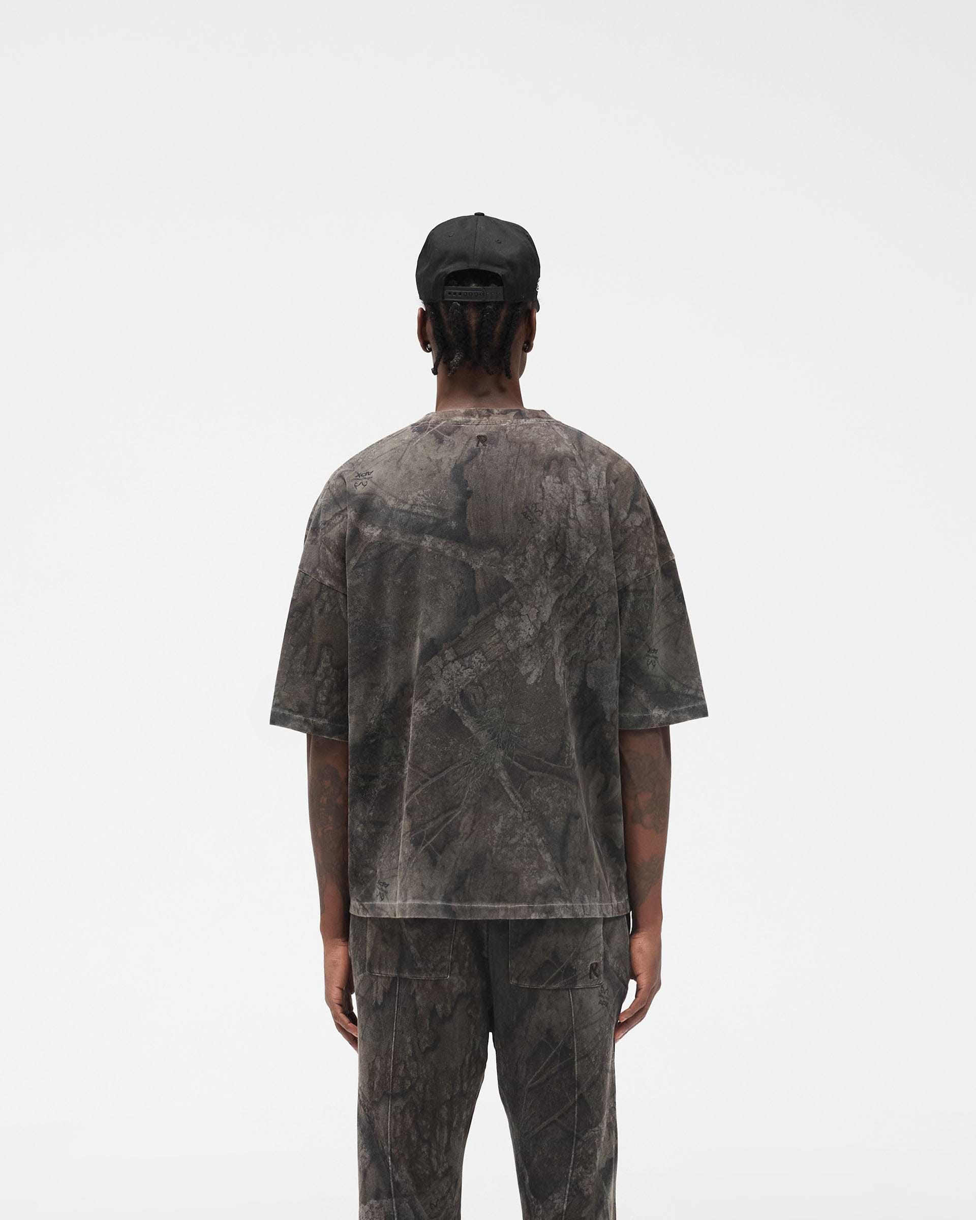 Initial Overdye Realtree® Boxy T-Shirt - Overdyed Black