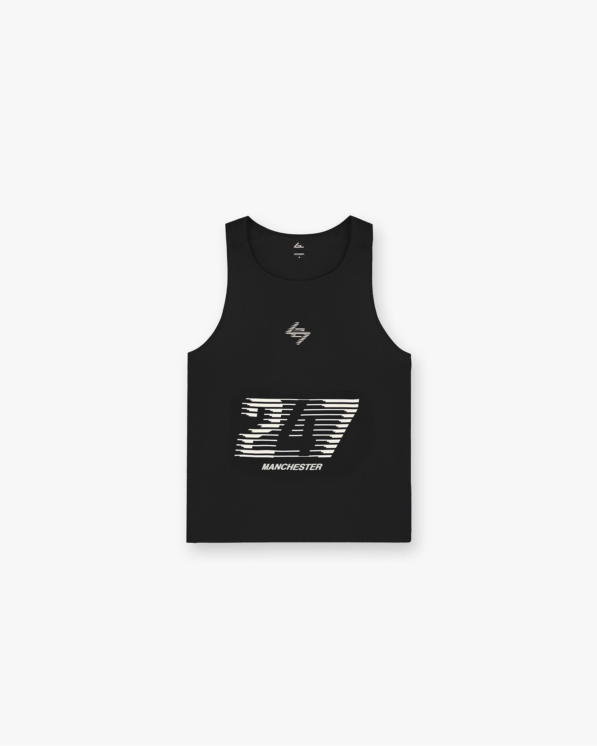 247 Manchester Singlet - Black