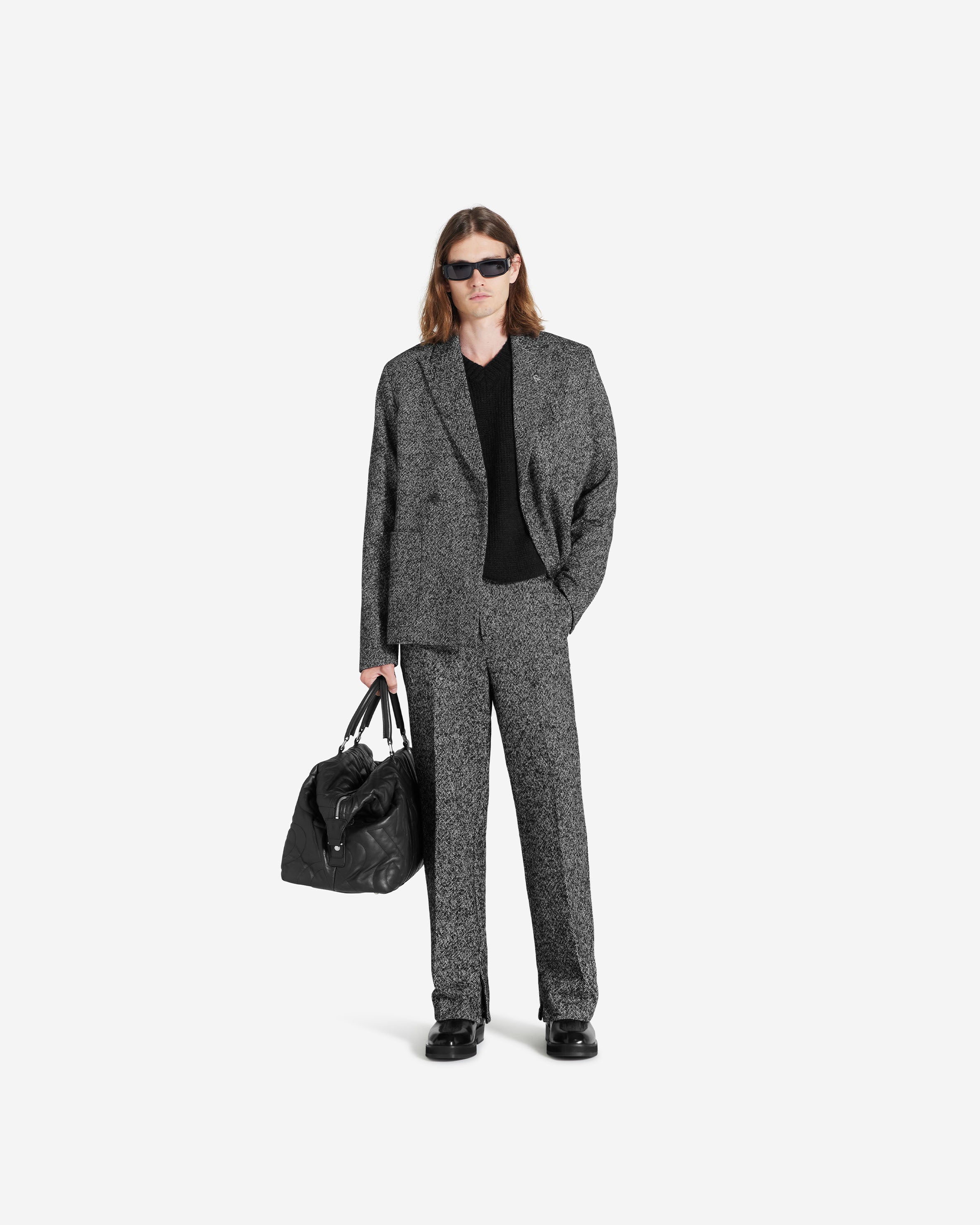 Double Breasted Blazer - Marble