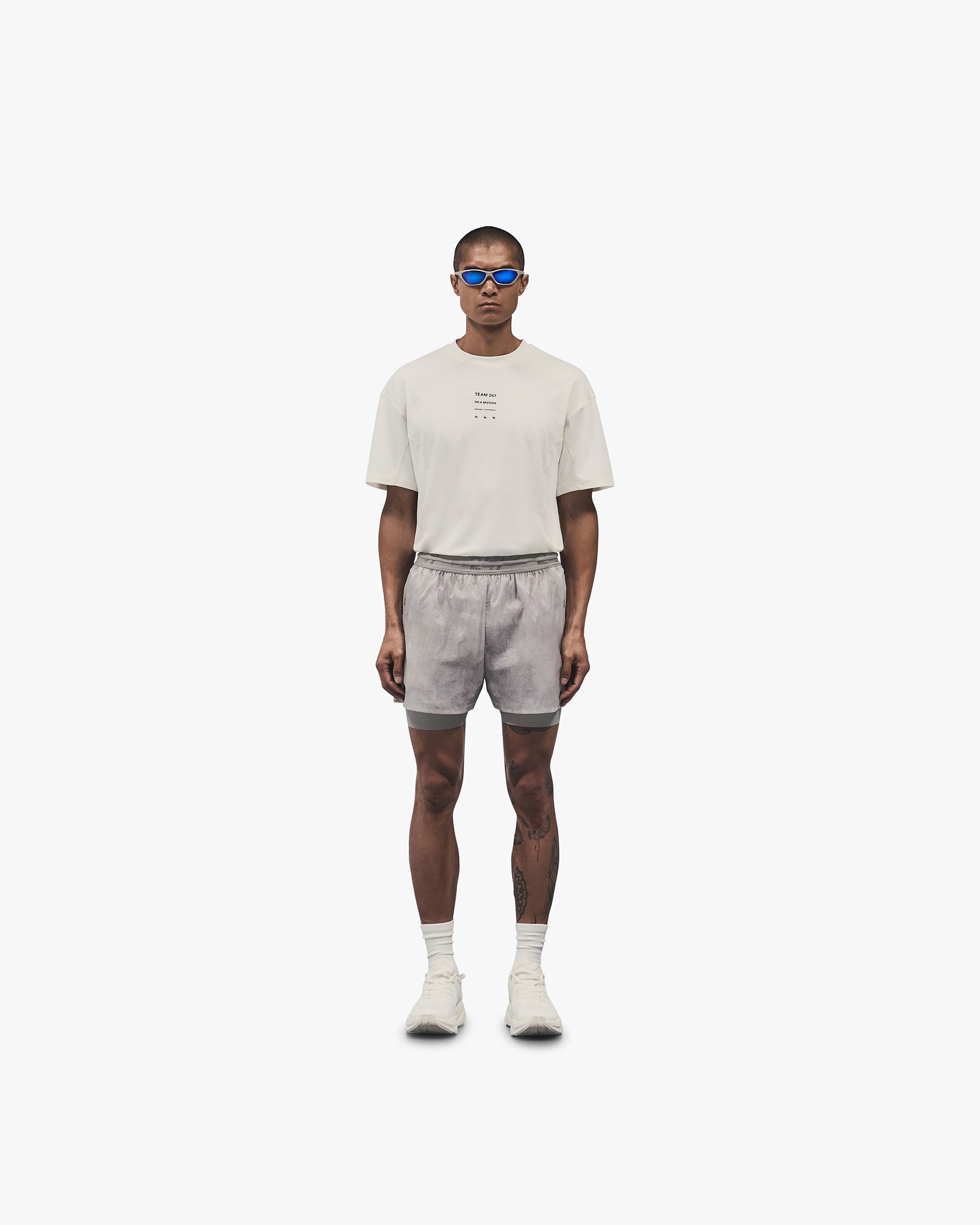 247 Trail Shorts - Chalk
