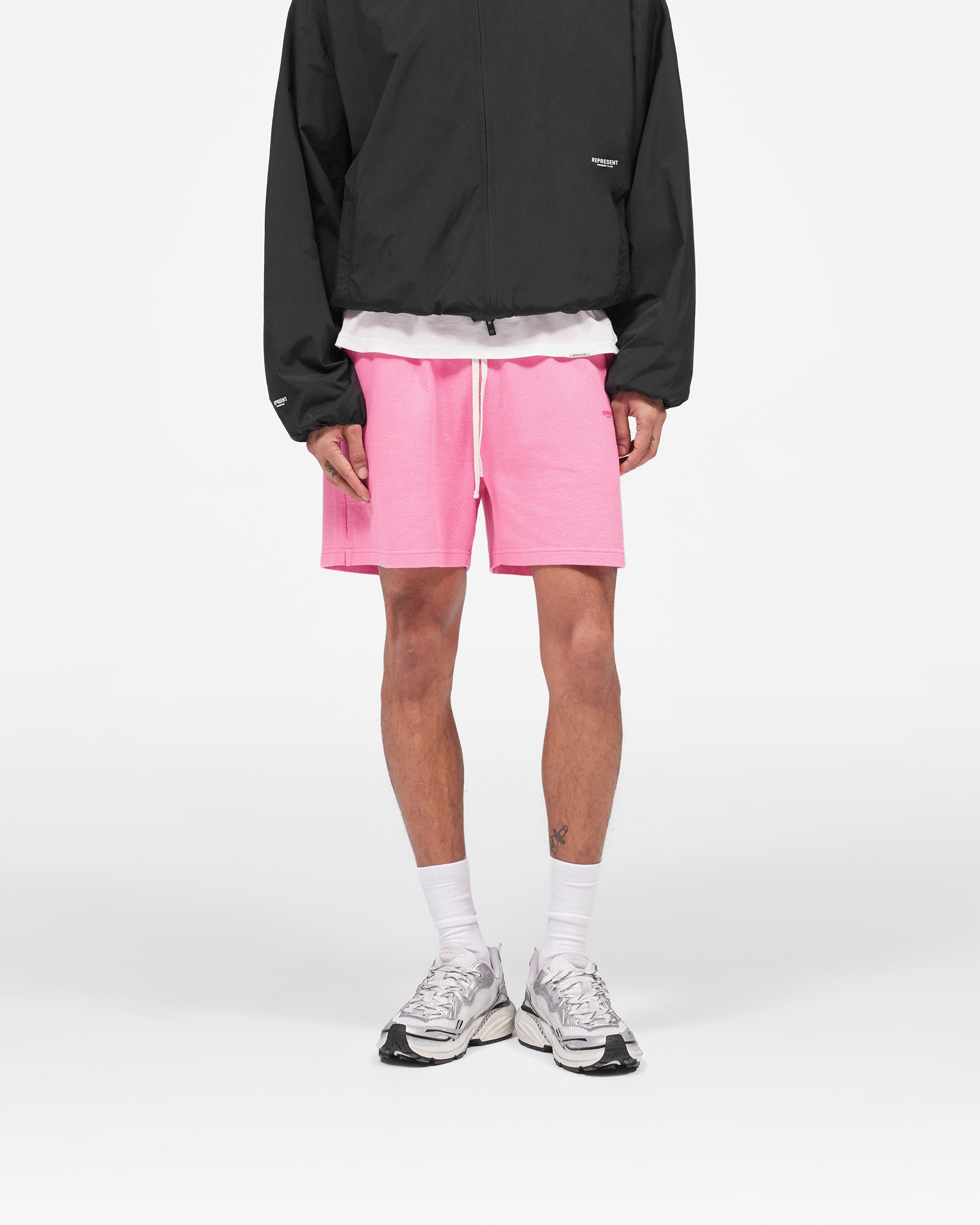 Micro Owners Club Mesh Shorts - Pink Lemonade