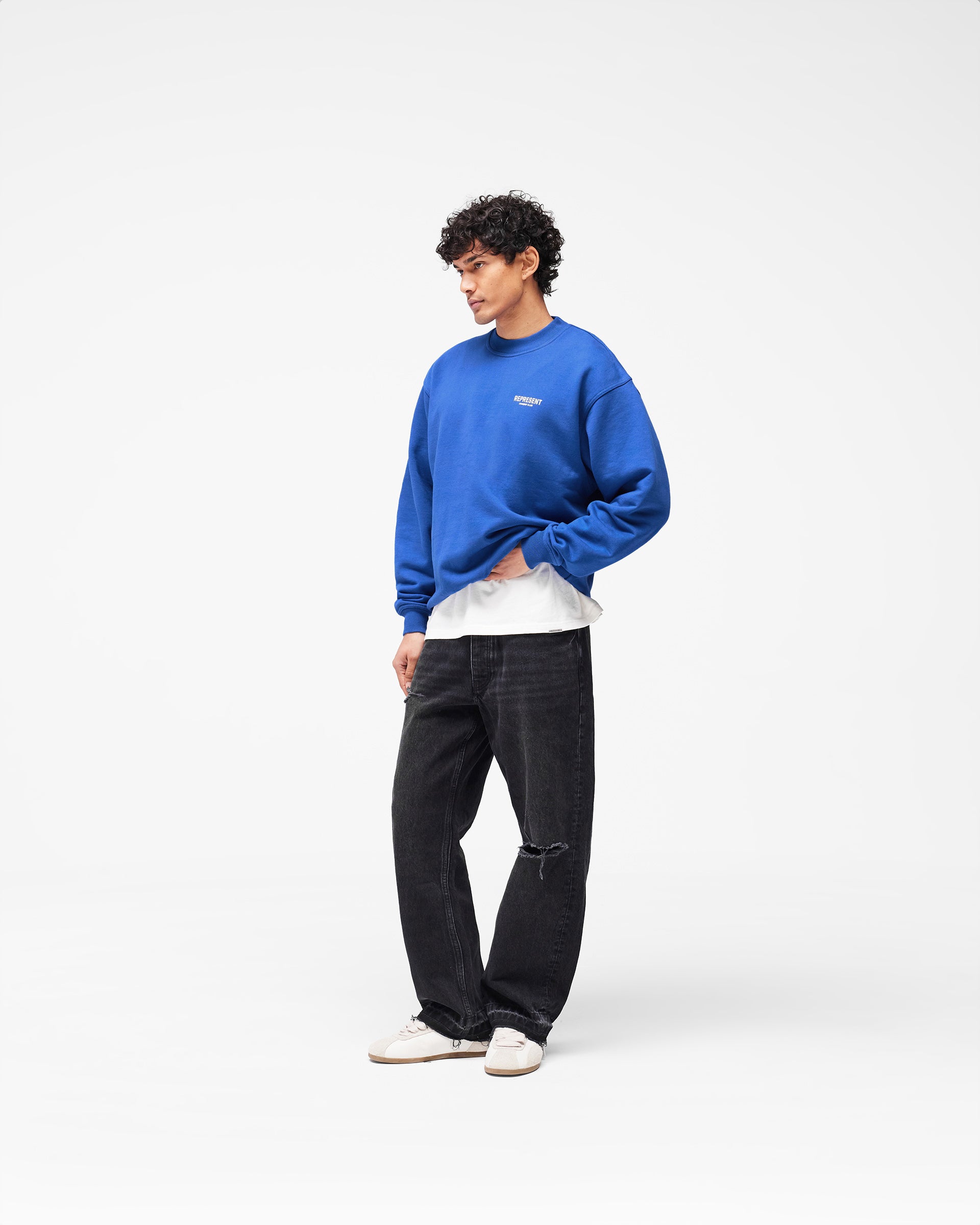 Represent Owners Club Sweater - Cobalt