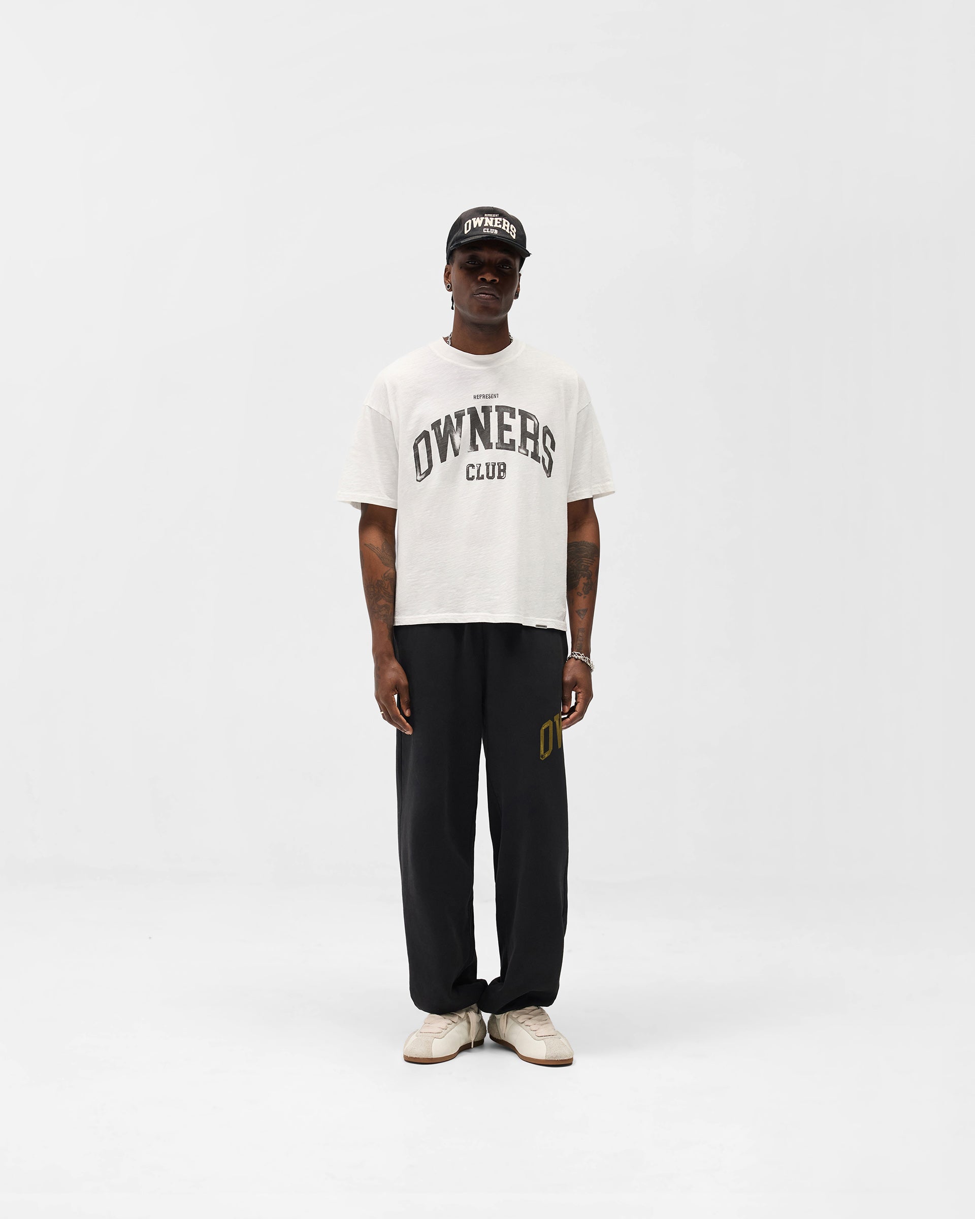 Represent Owners Club T-Shirt - Flat White