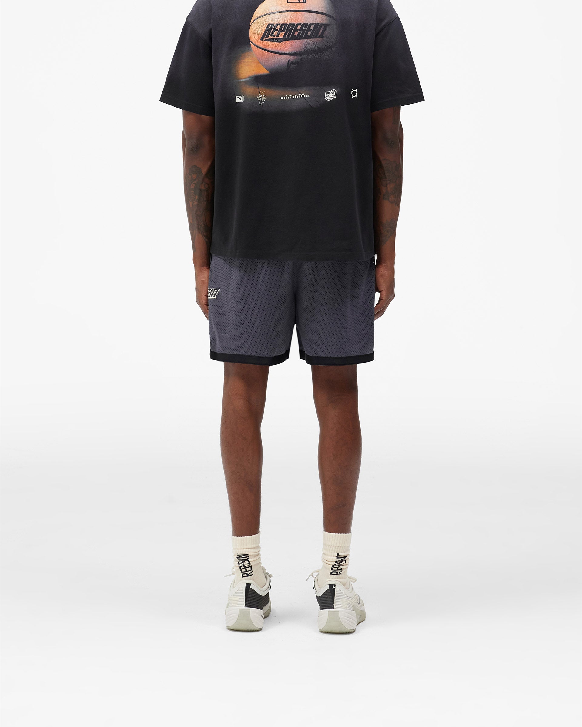Represent X Puma Shorts - Galactic Grey