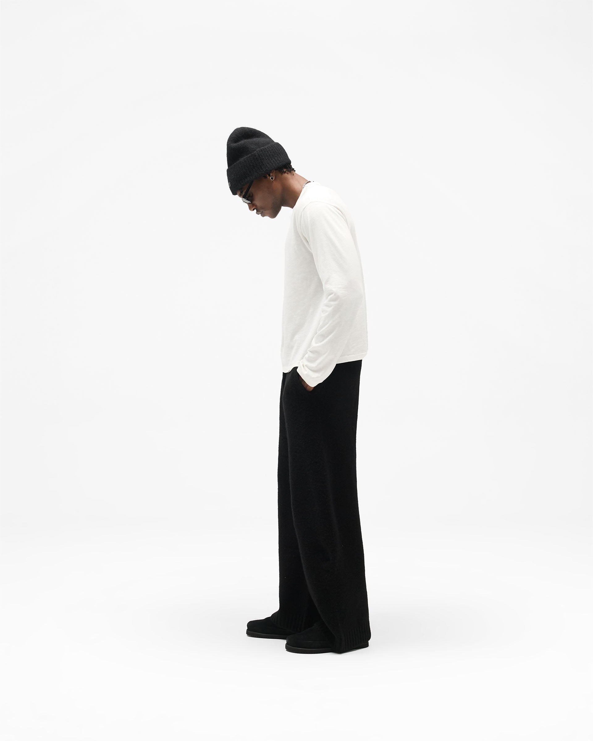Ramone Knit Sweatpant - Jet Black