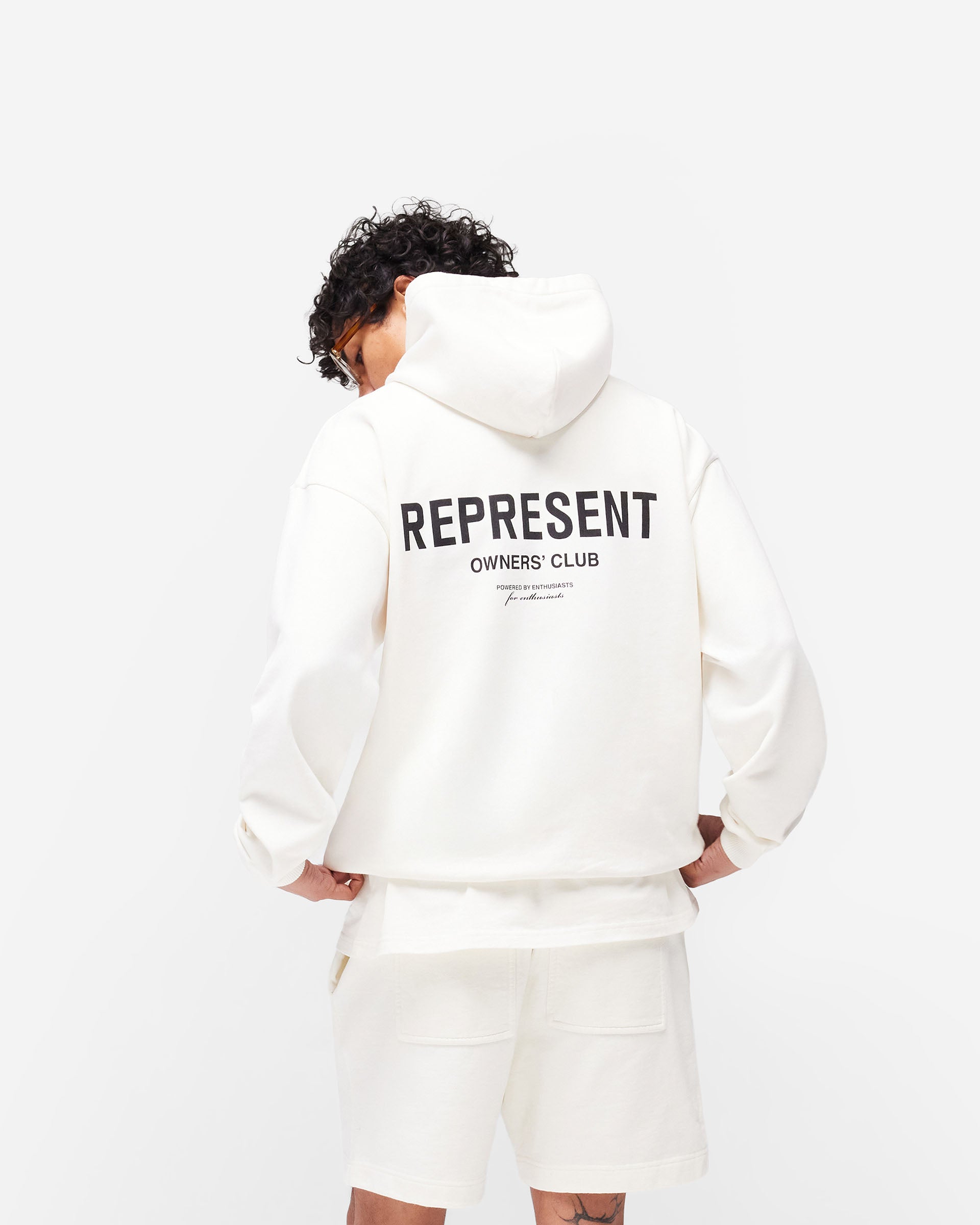 Represent Owners Club Hoodie - Flat White