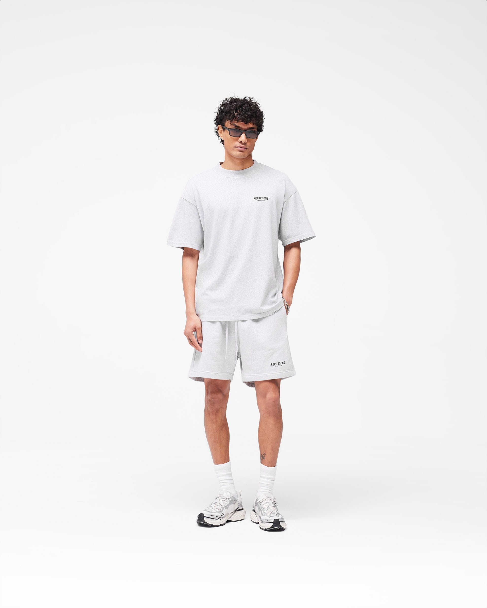 Represent Owners Club Shorts - Ash Grey
