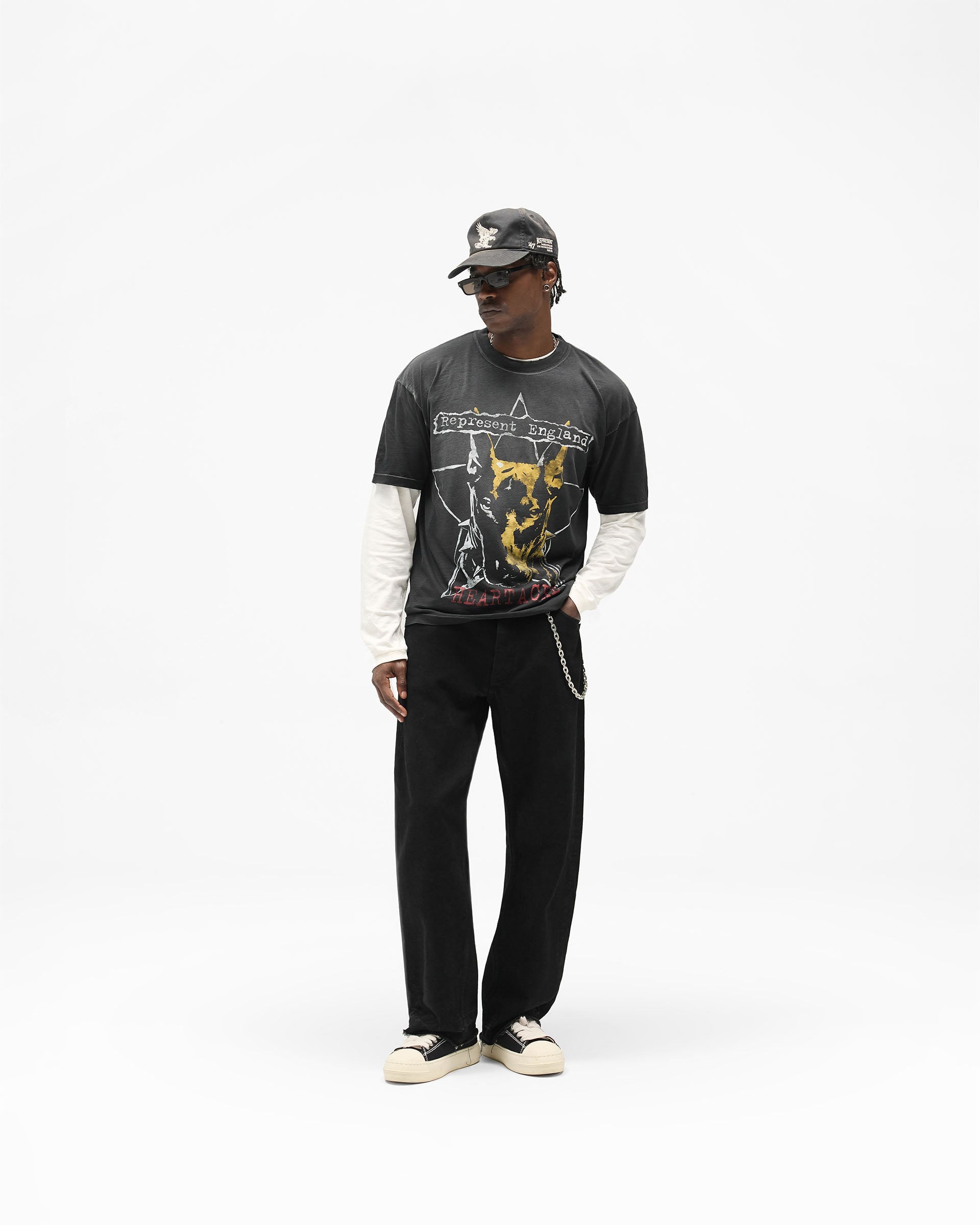 Riot T-Shirt - Washed Black